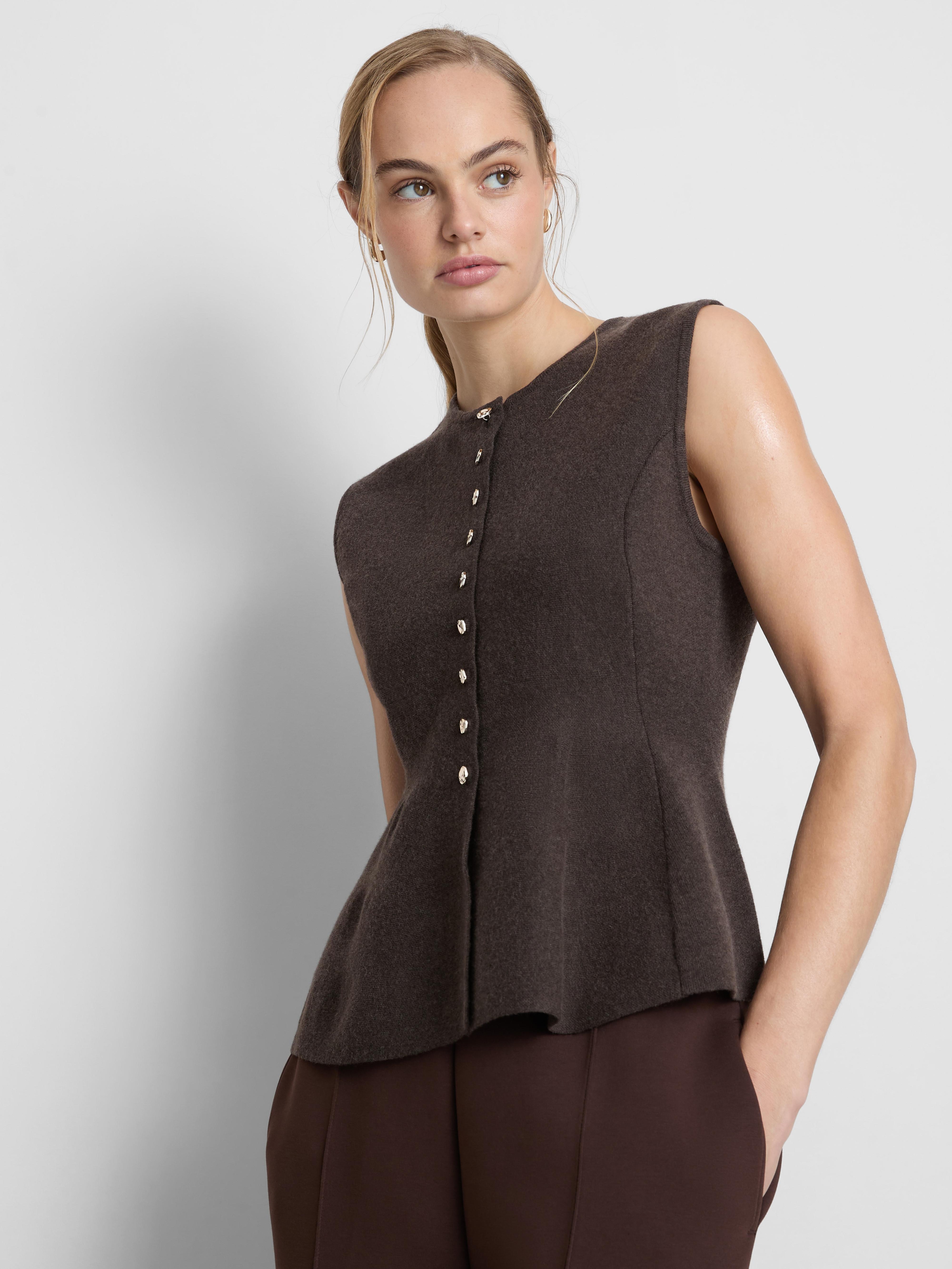 The Edit Peplum Waistcoat