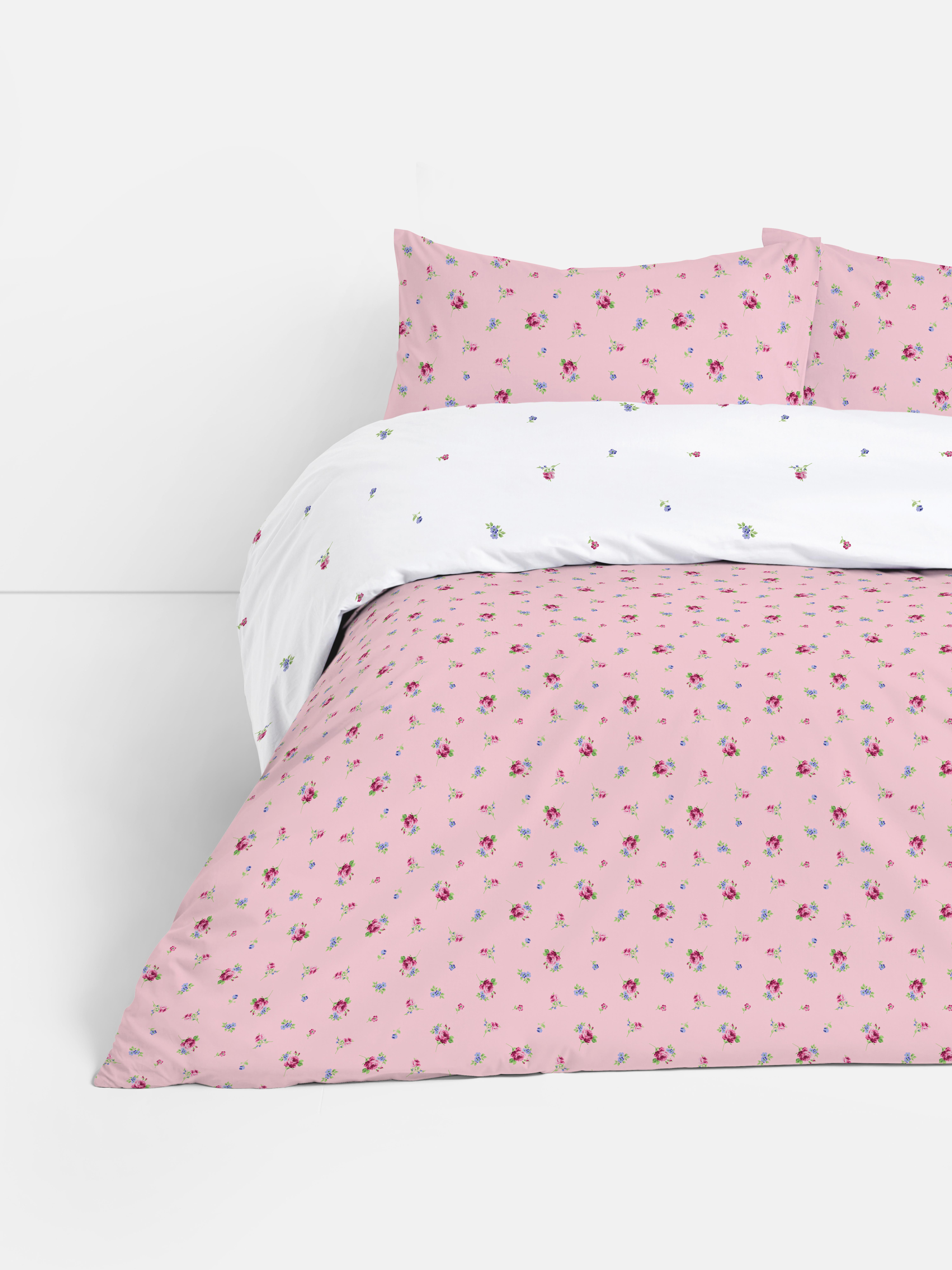 Set de funda nórdica doble con rosas