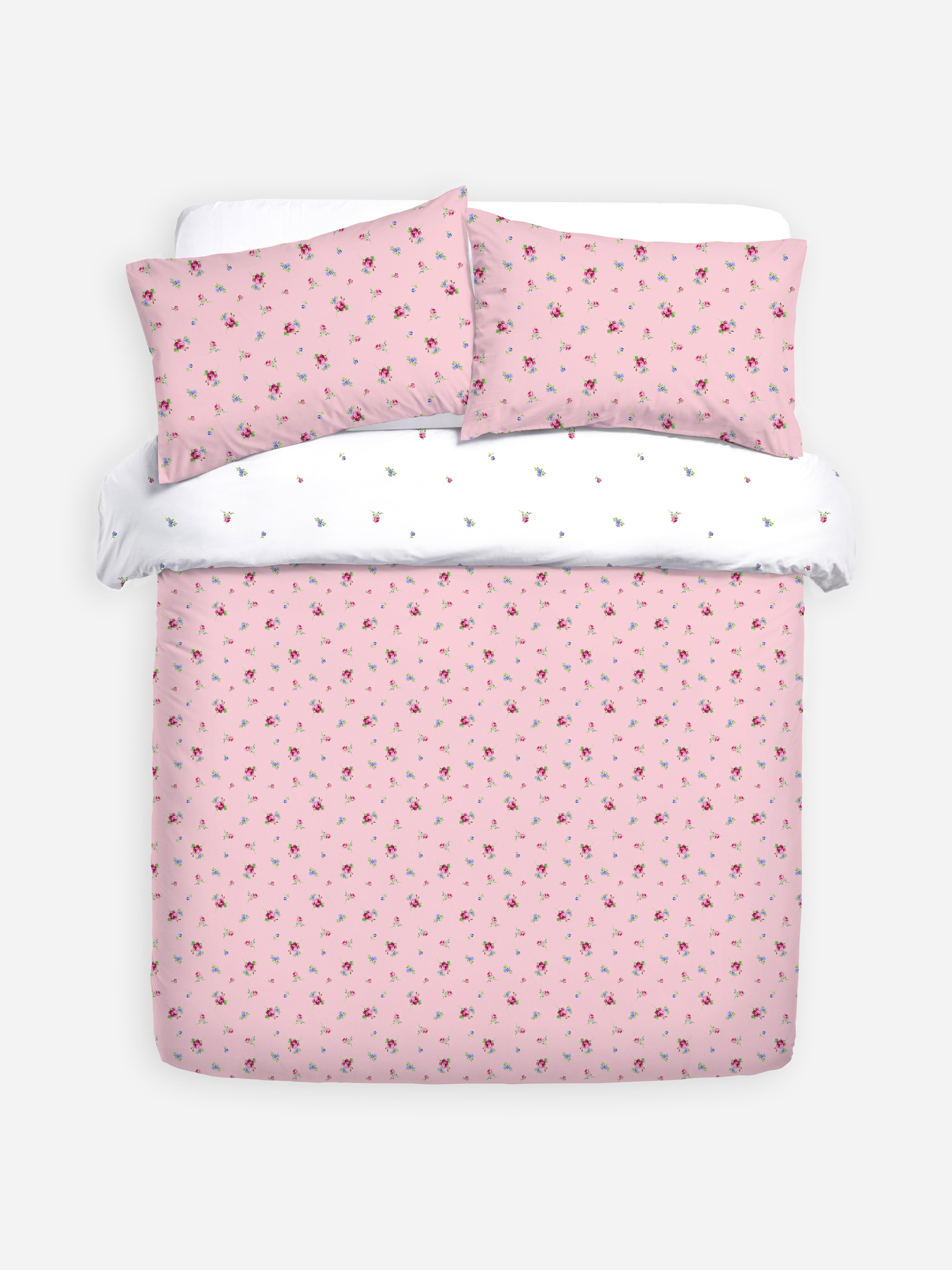 Set de funda nórdica king size con rosas