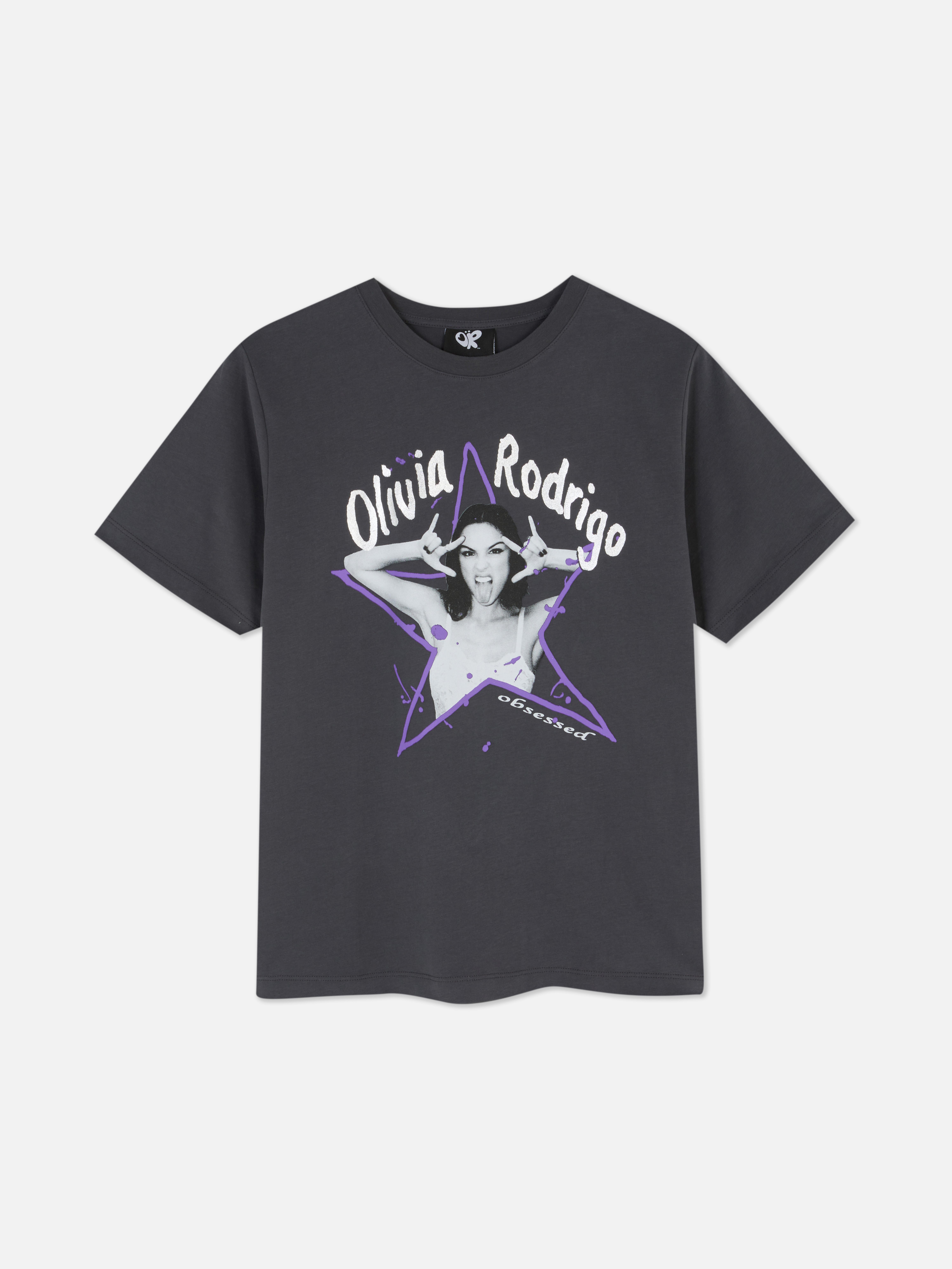 „Olivia Rodrigo“ T-Shirt mit Stern-Print