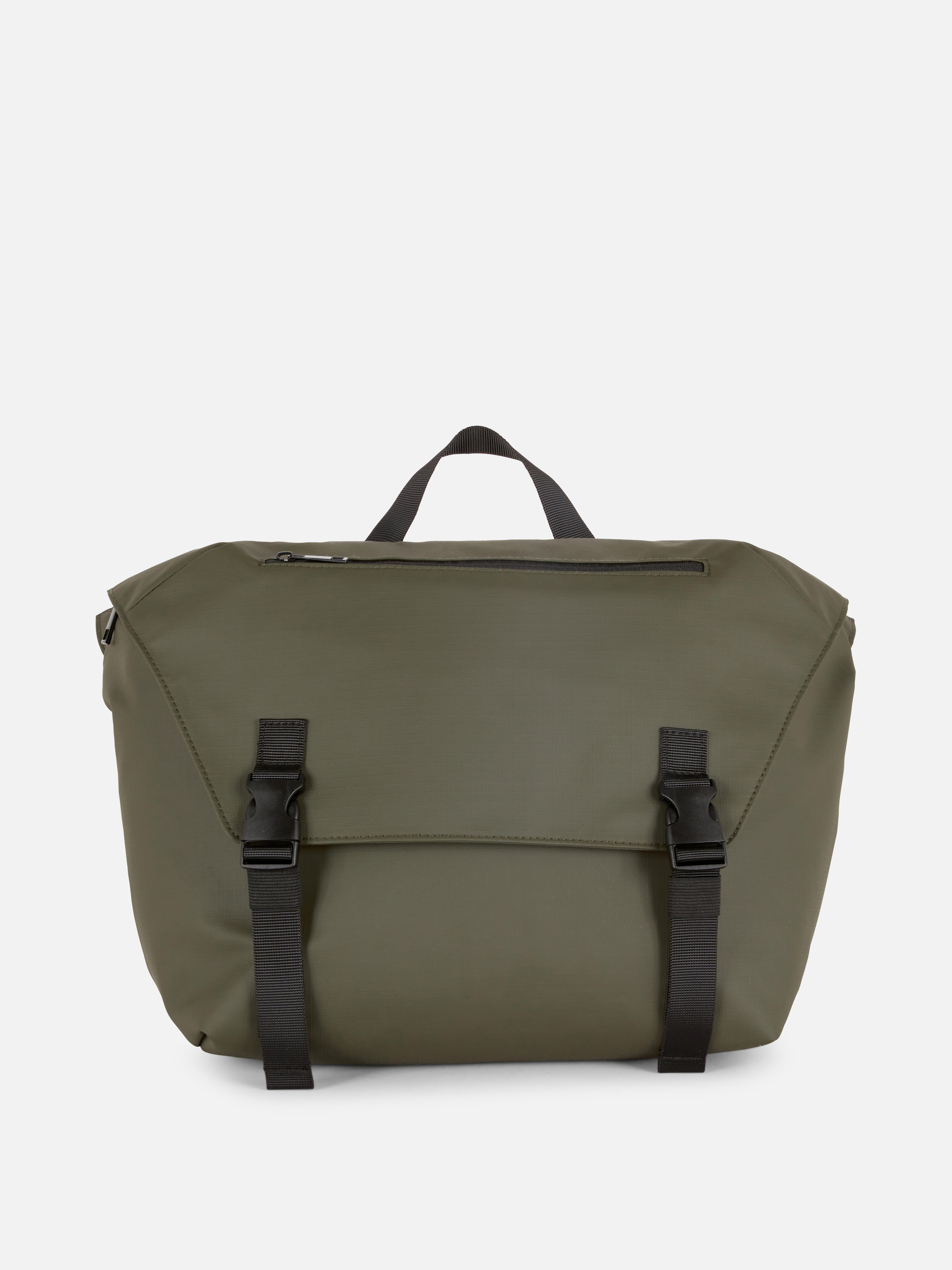 Crossbody Messenger Bag Khaki