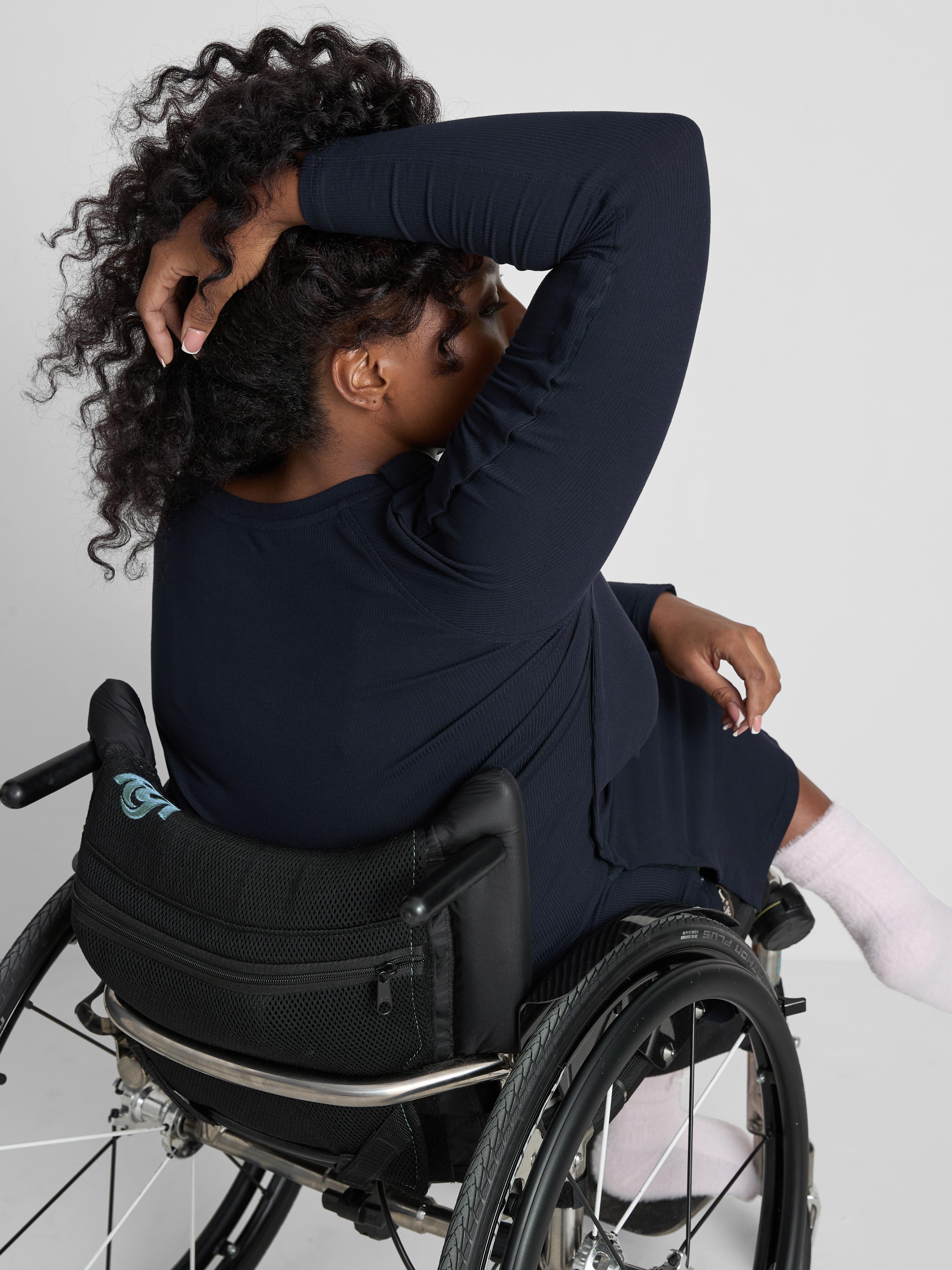 Adaptive Ribbed Night Dress