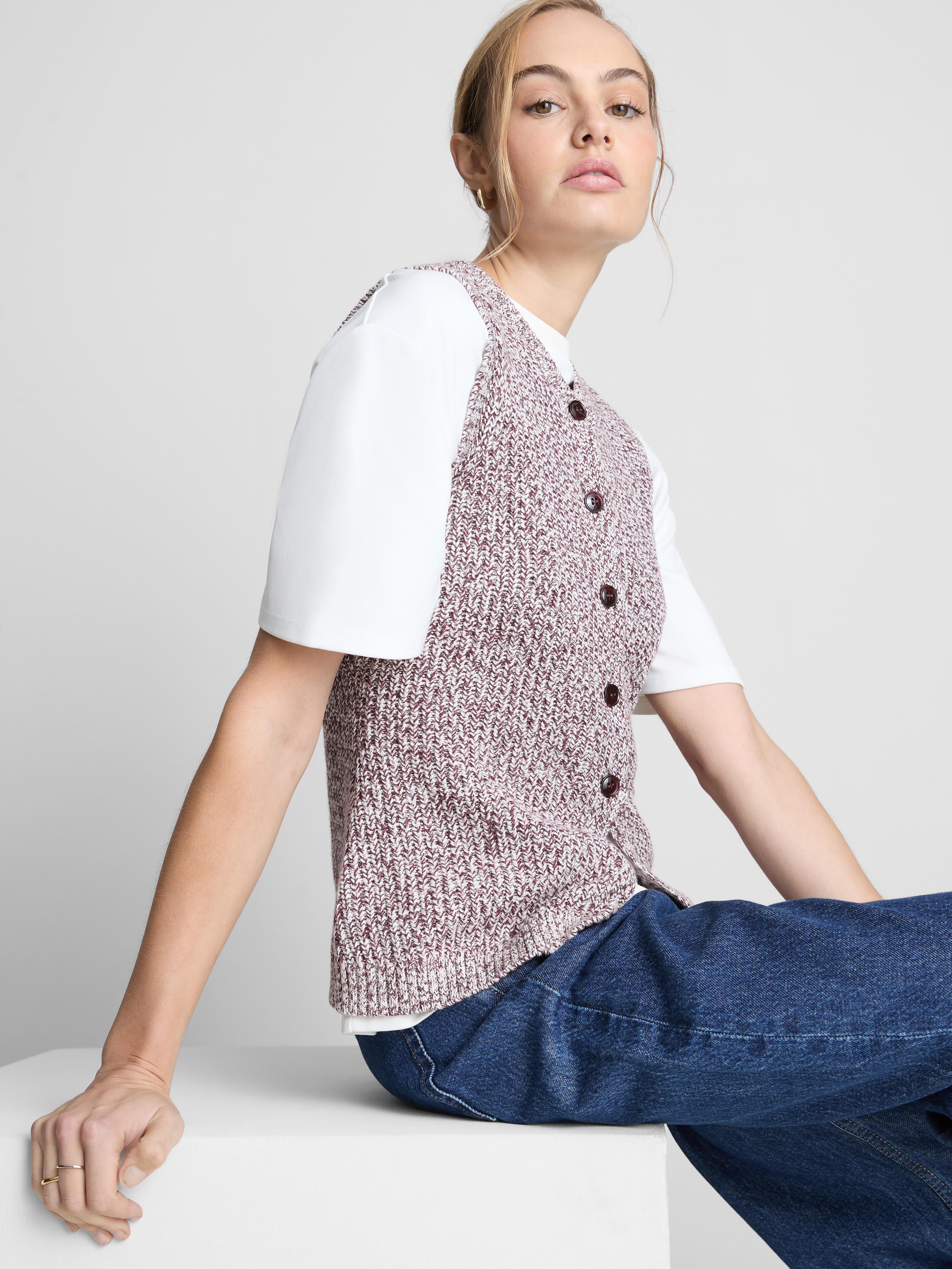 The Edit Knitted Vest