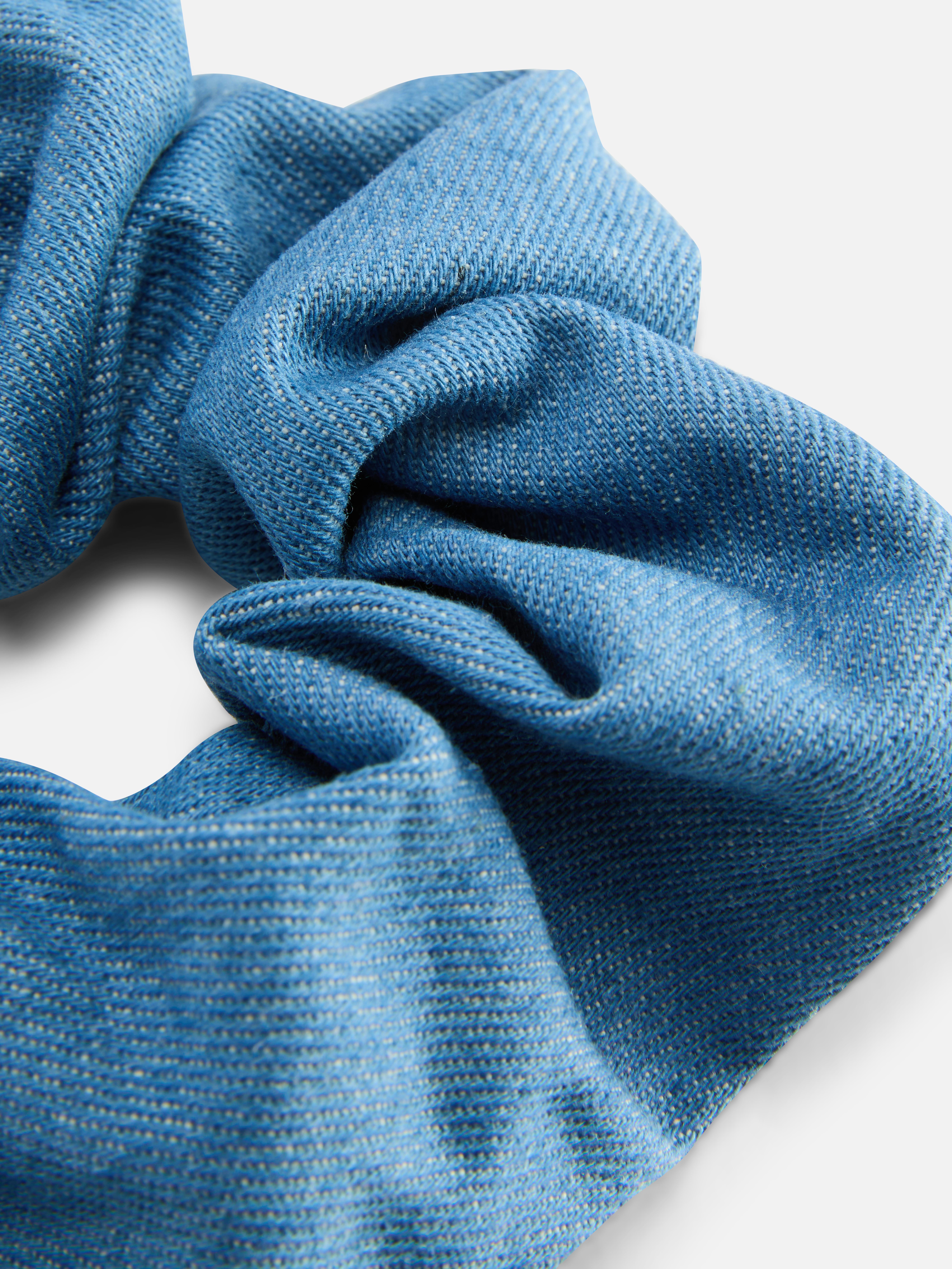 Denim Hair Scrunchie