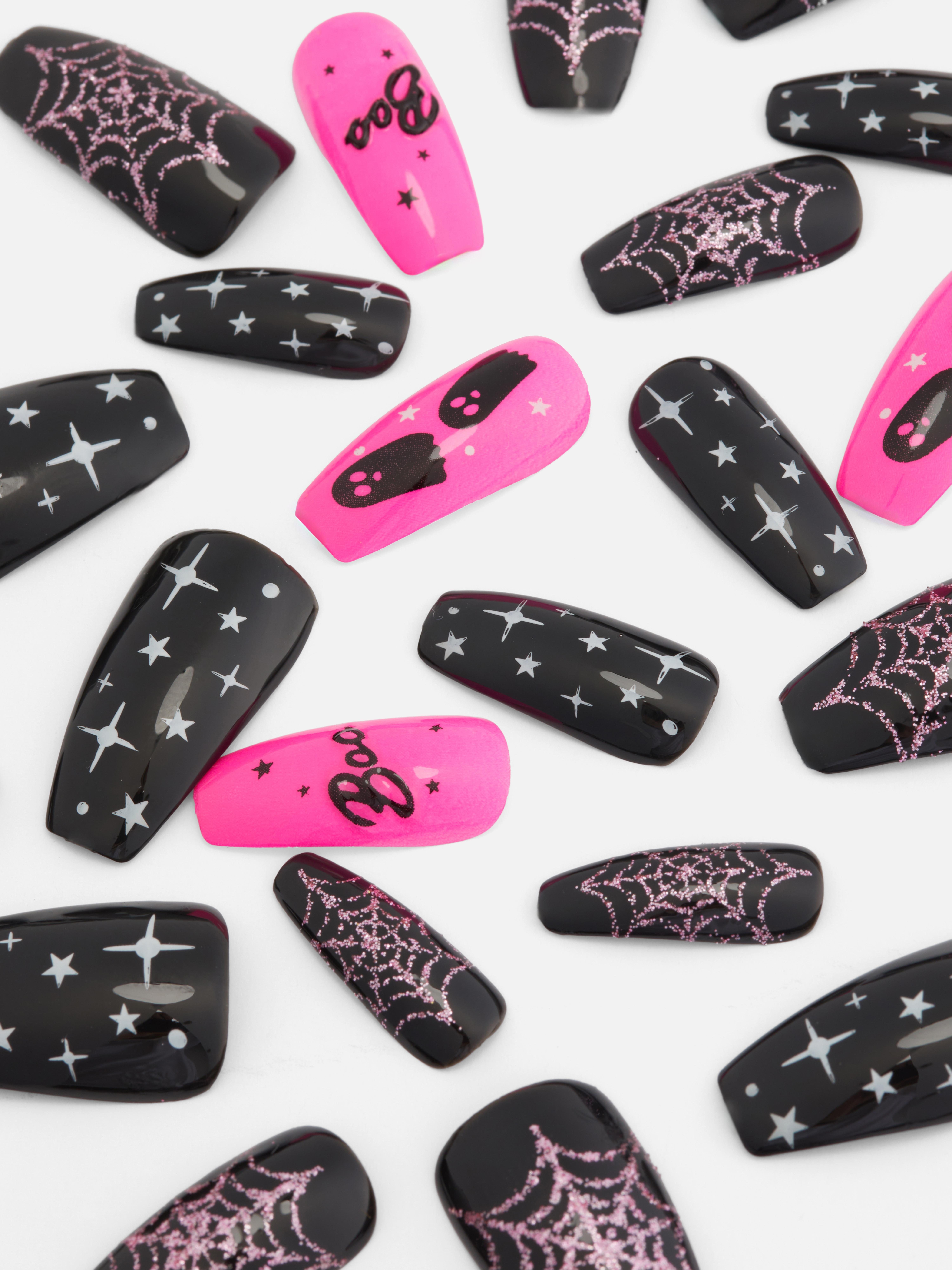 PS... Halloween Coffin Gloss False Nails