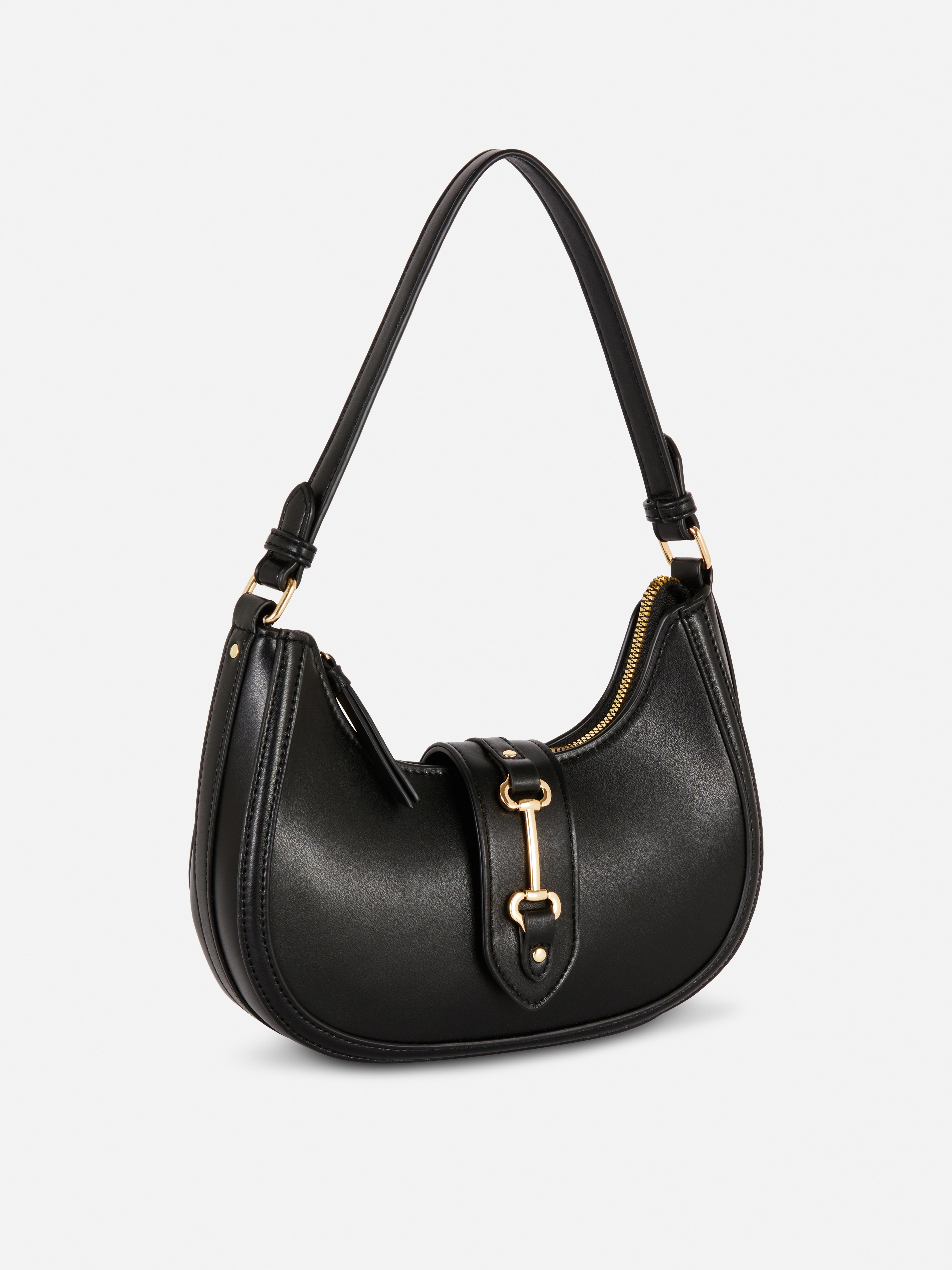 Rounded Snaffle Shoulder Bag
