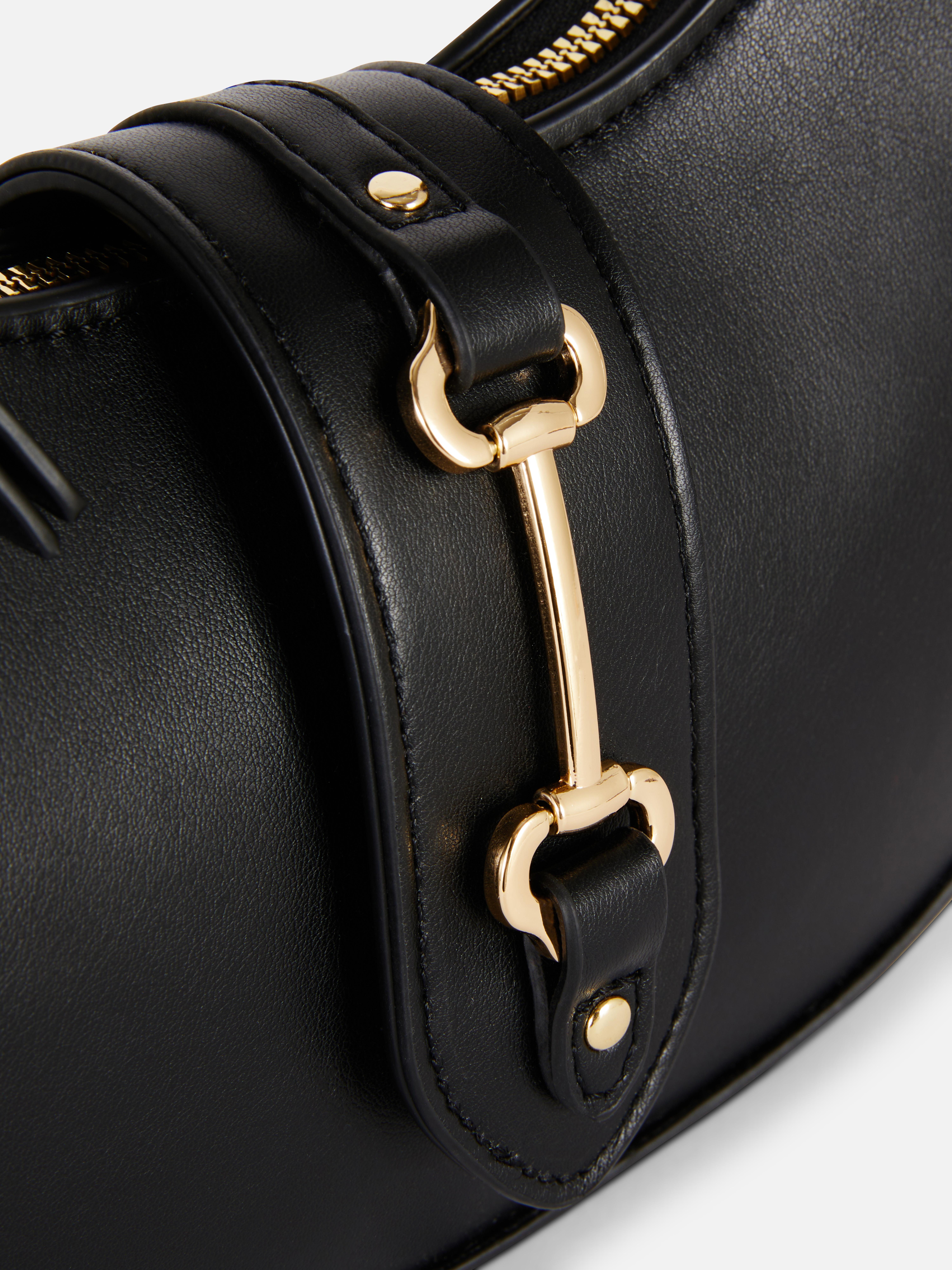 Rounded Snaffle Shoulder Bag