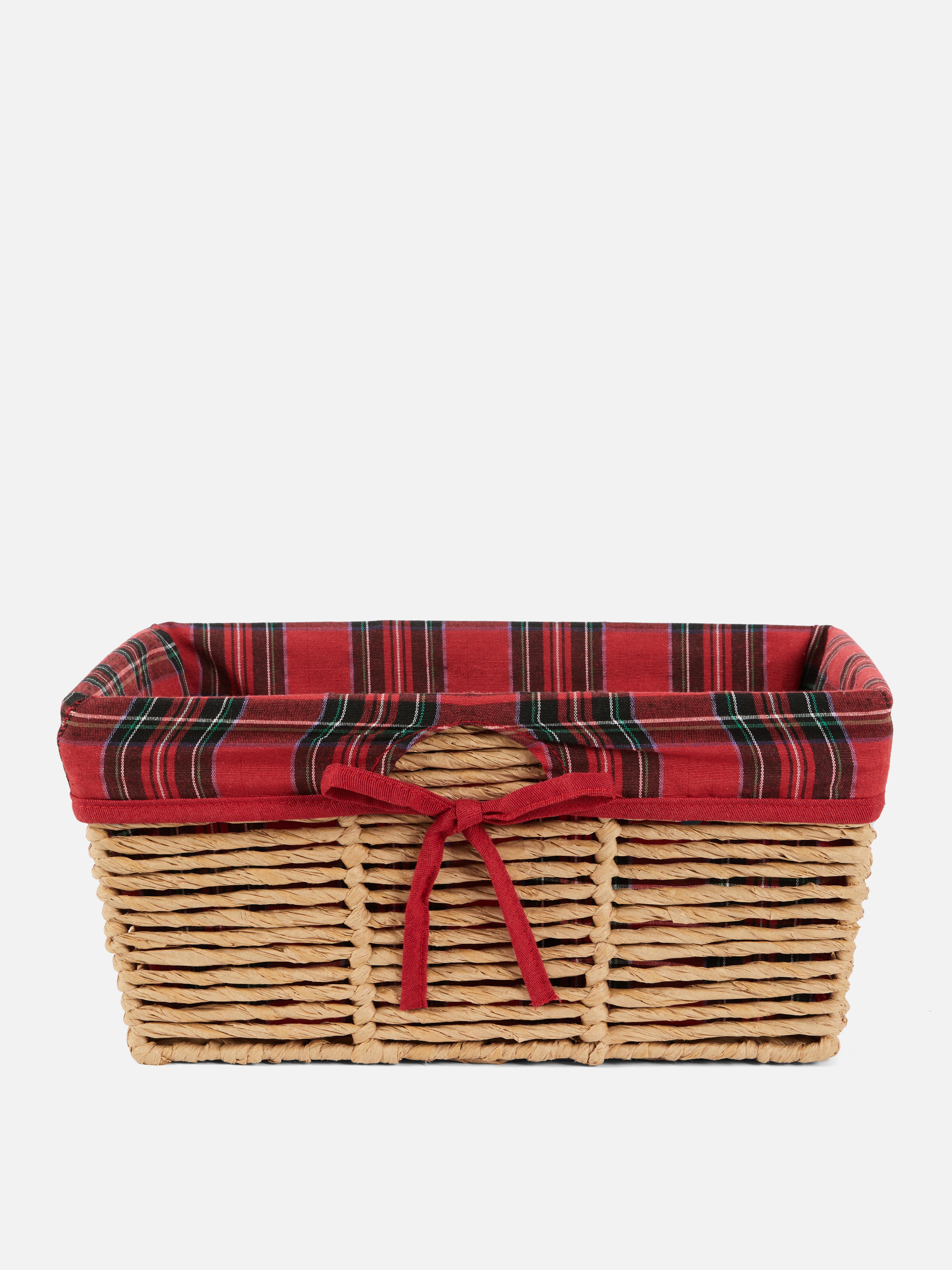 Tartan Storage Basket