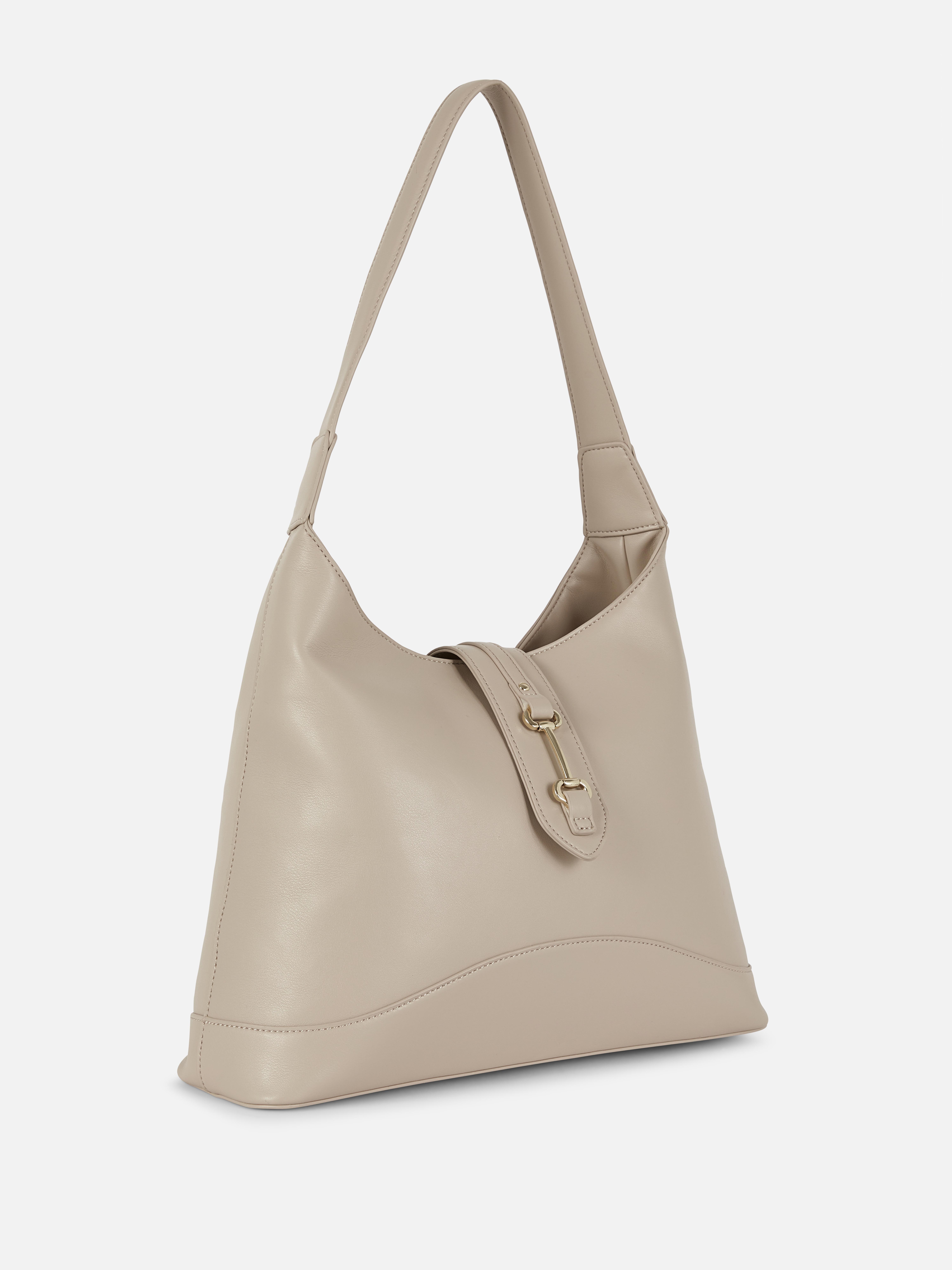 Bolso shopper con detalle de bocado de caballo