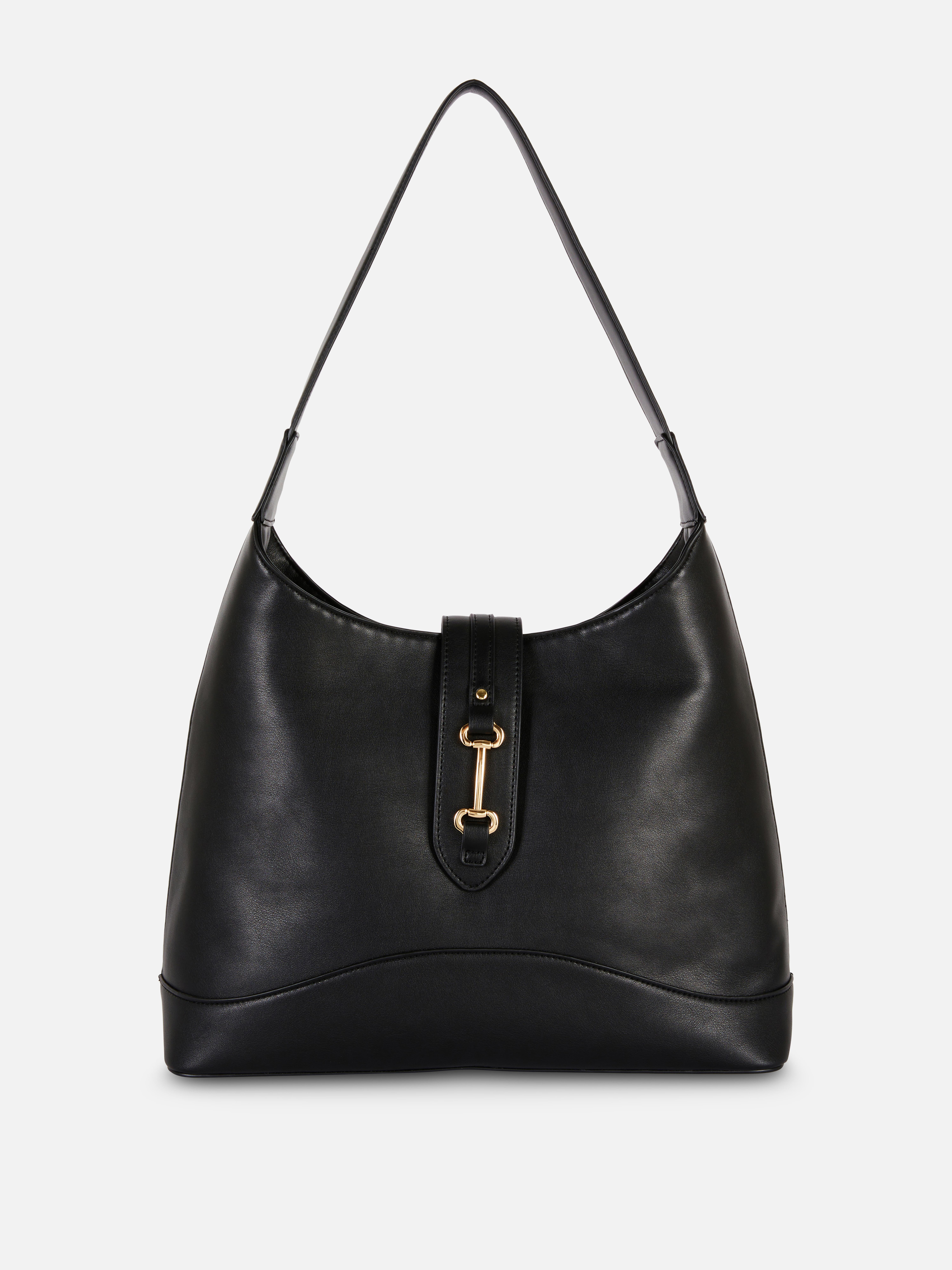 Torba shopper z ozdobną klamrą