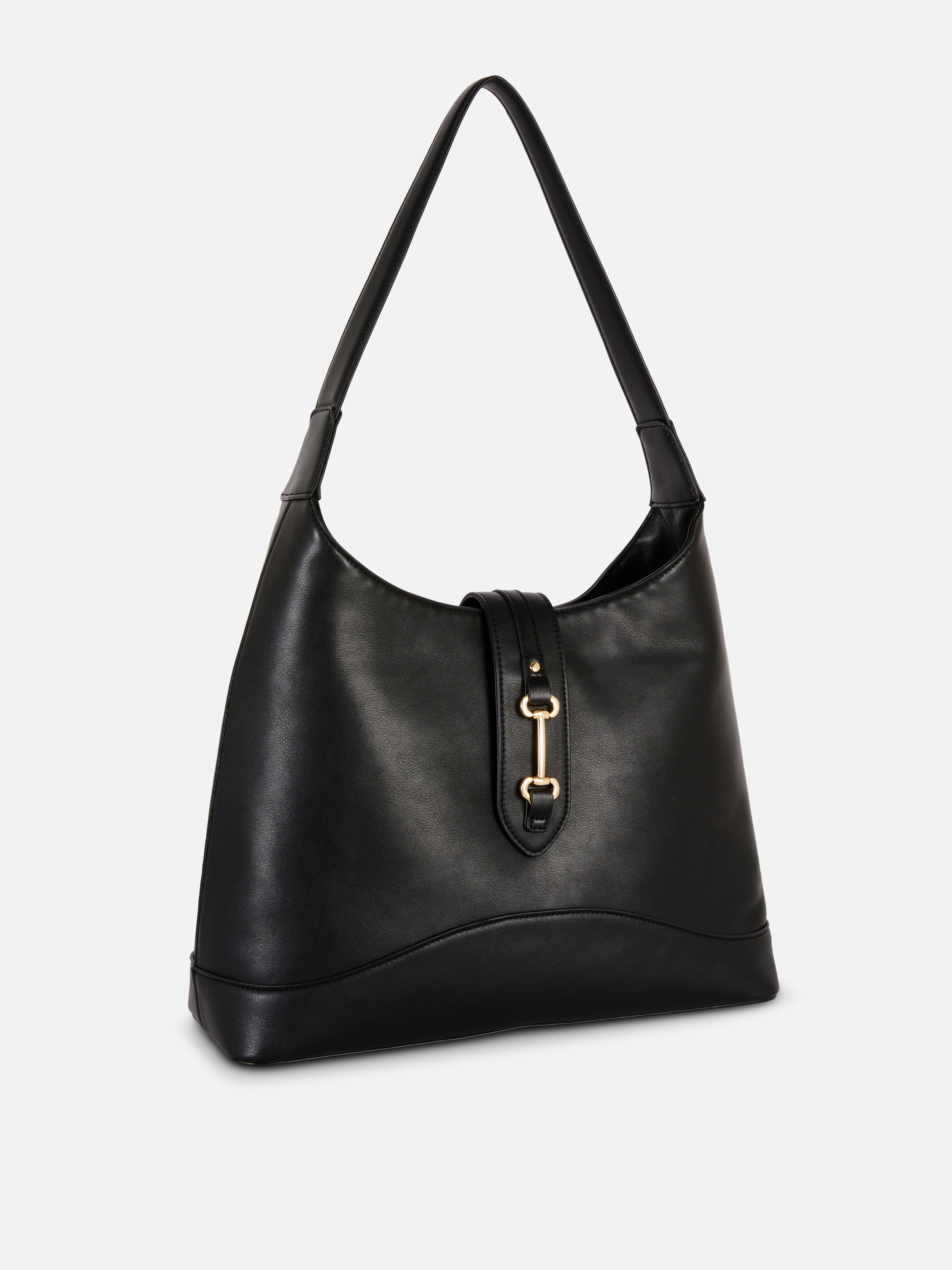Bolso shopper con detalle de bocado de caballo