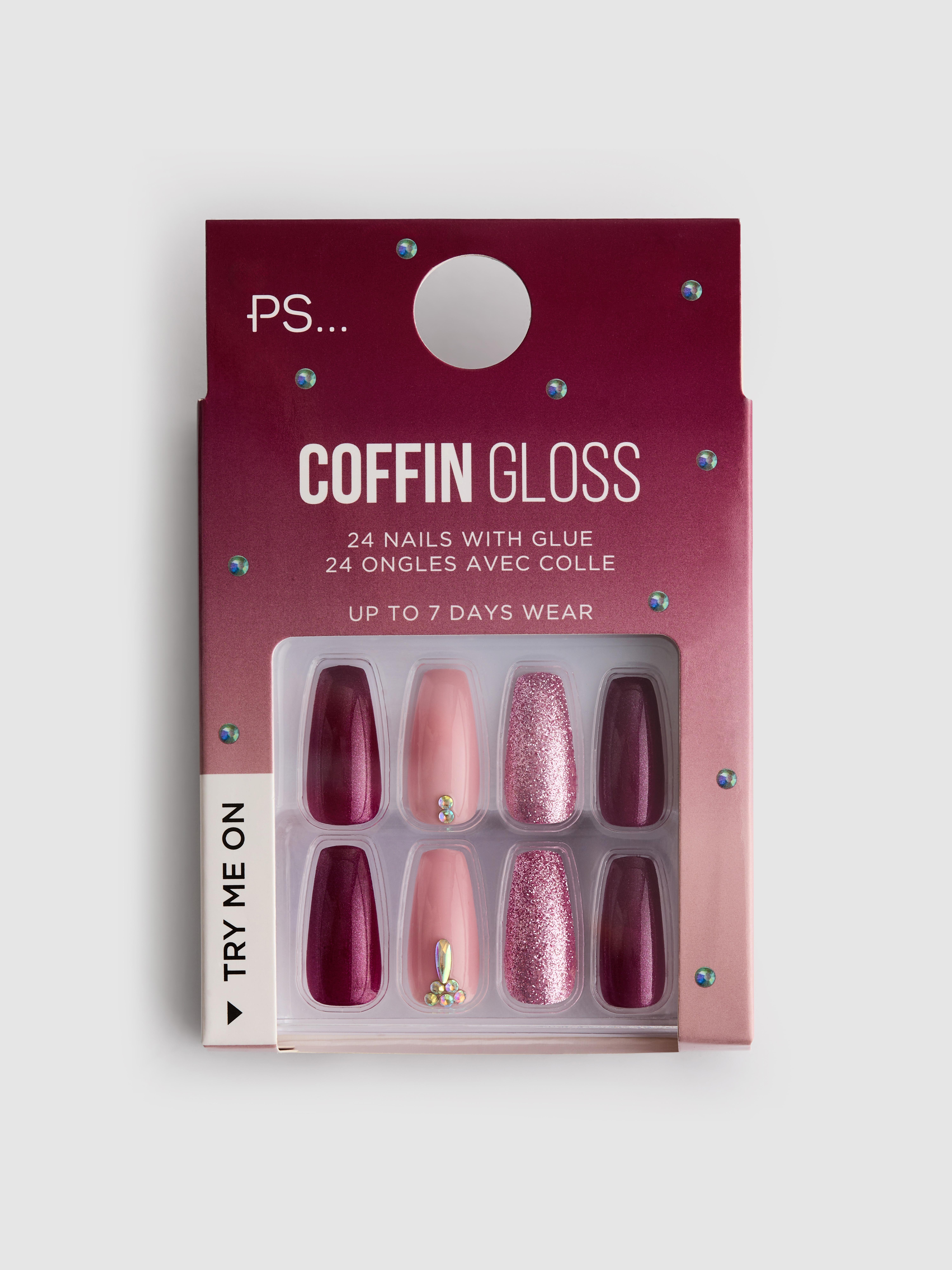 PS... Coffin Gloss False Nails