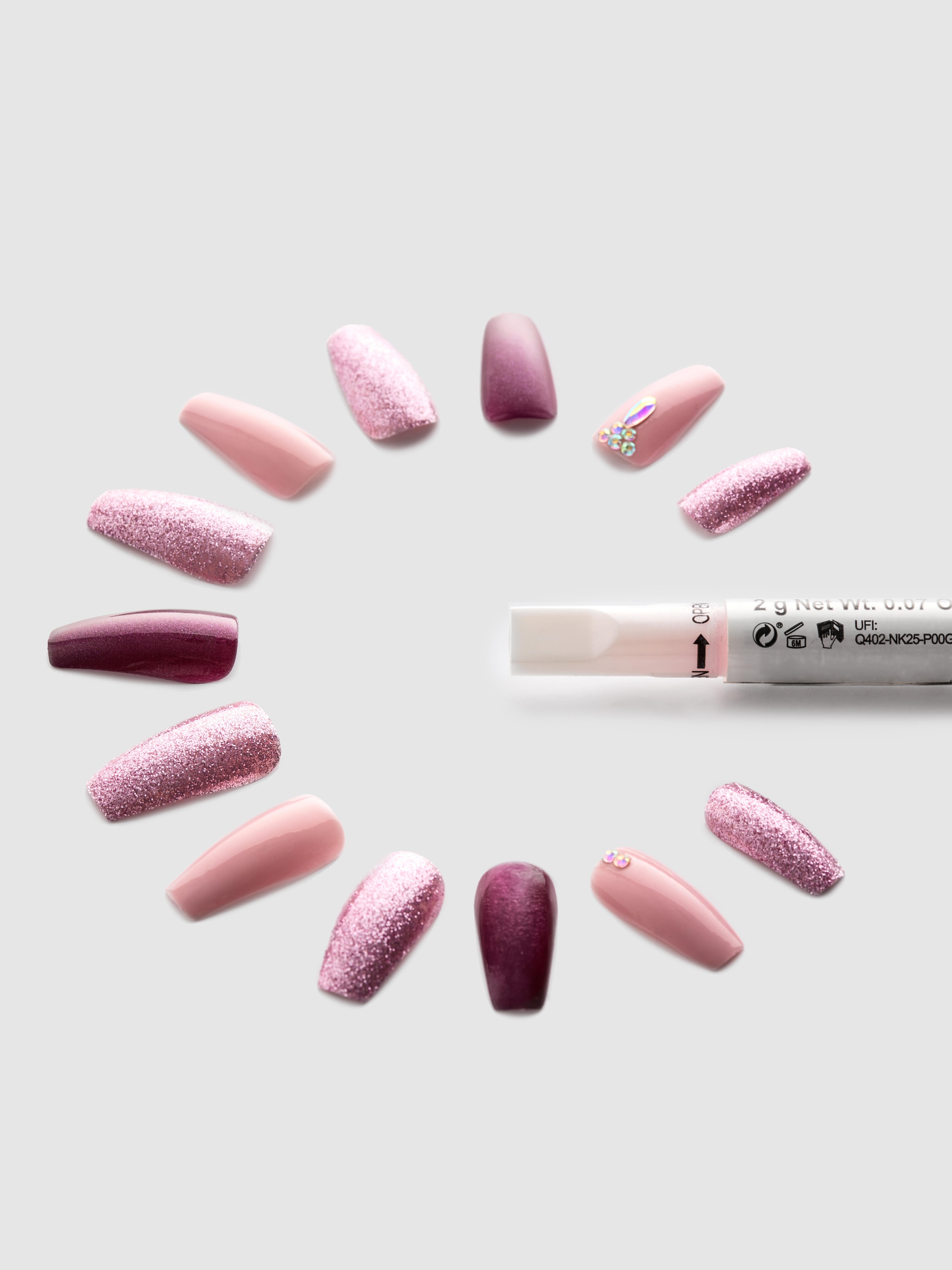 PS... Coffin Gloss False Nails