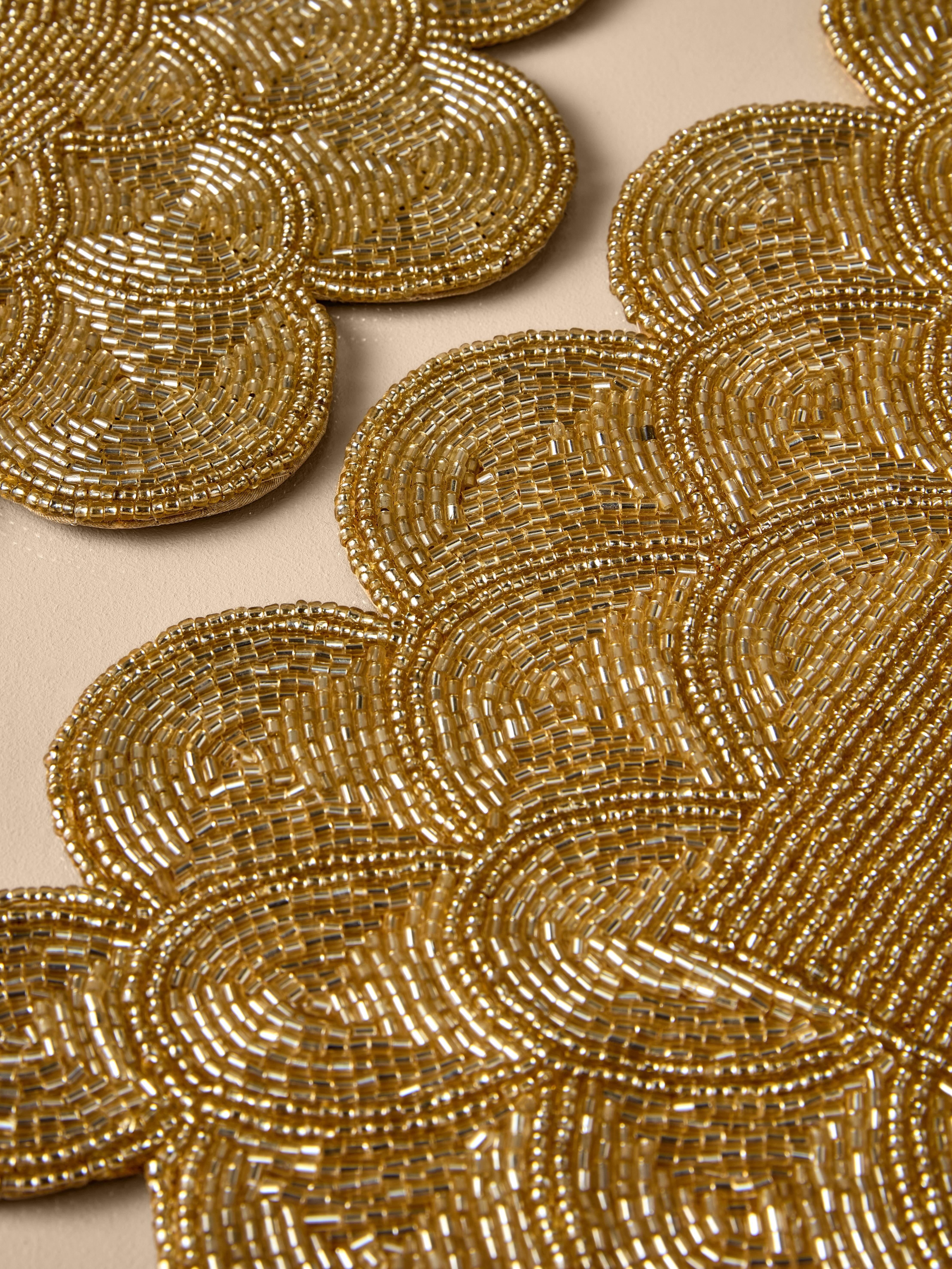 The Edit Beaded Table Runner