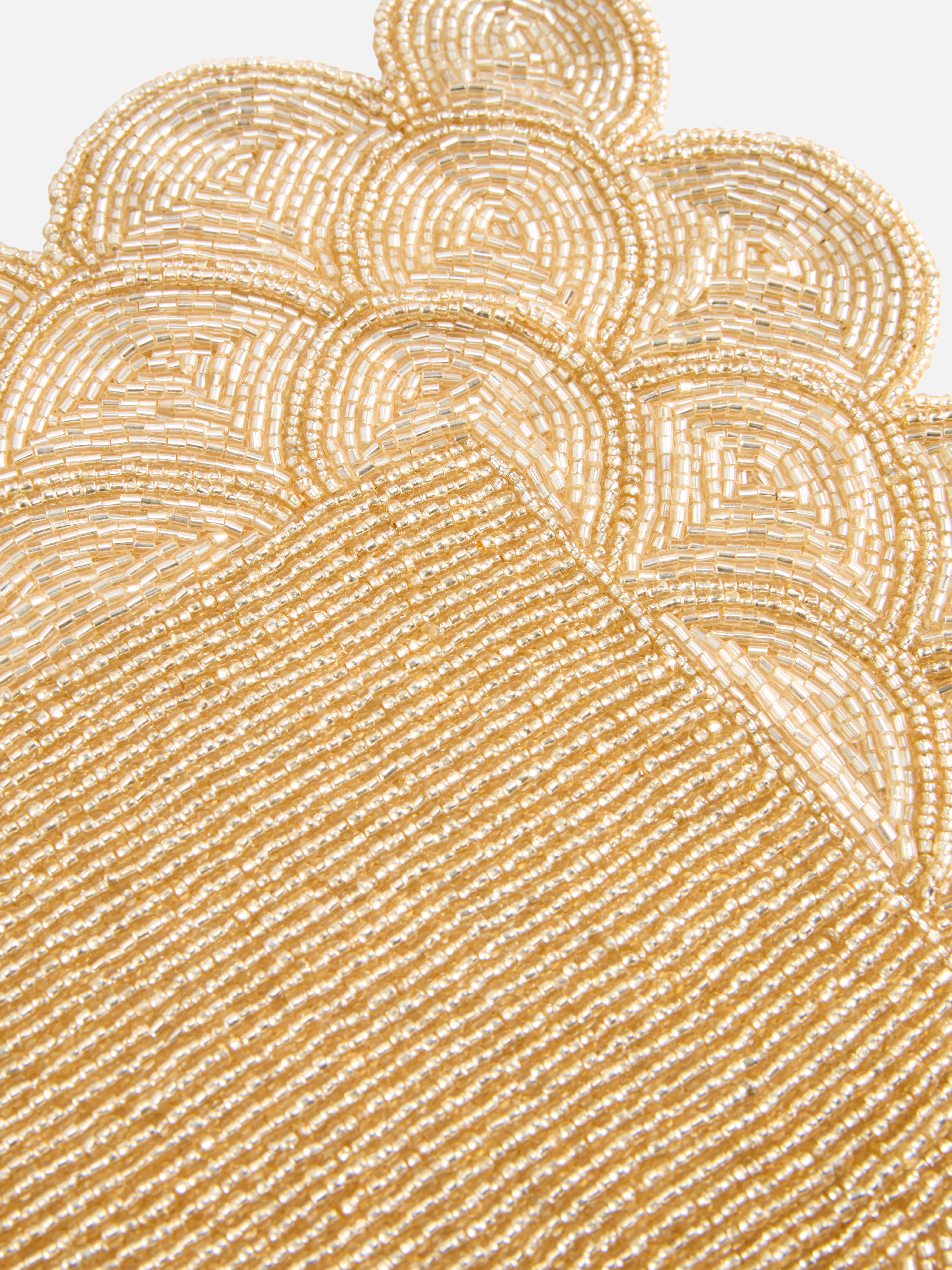 The Edit Beaded Table Runner