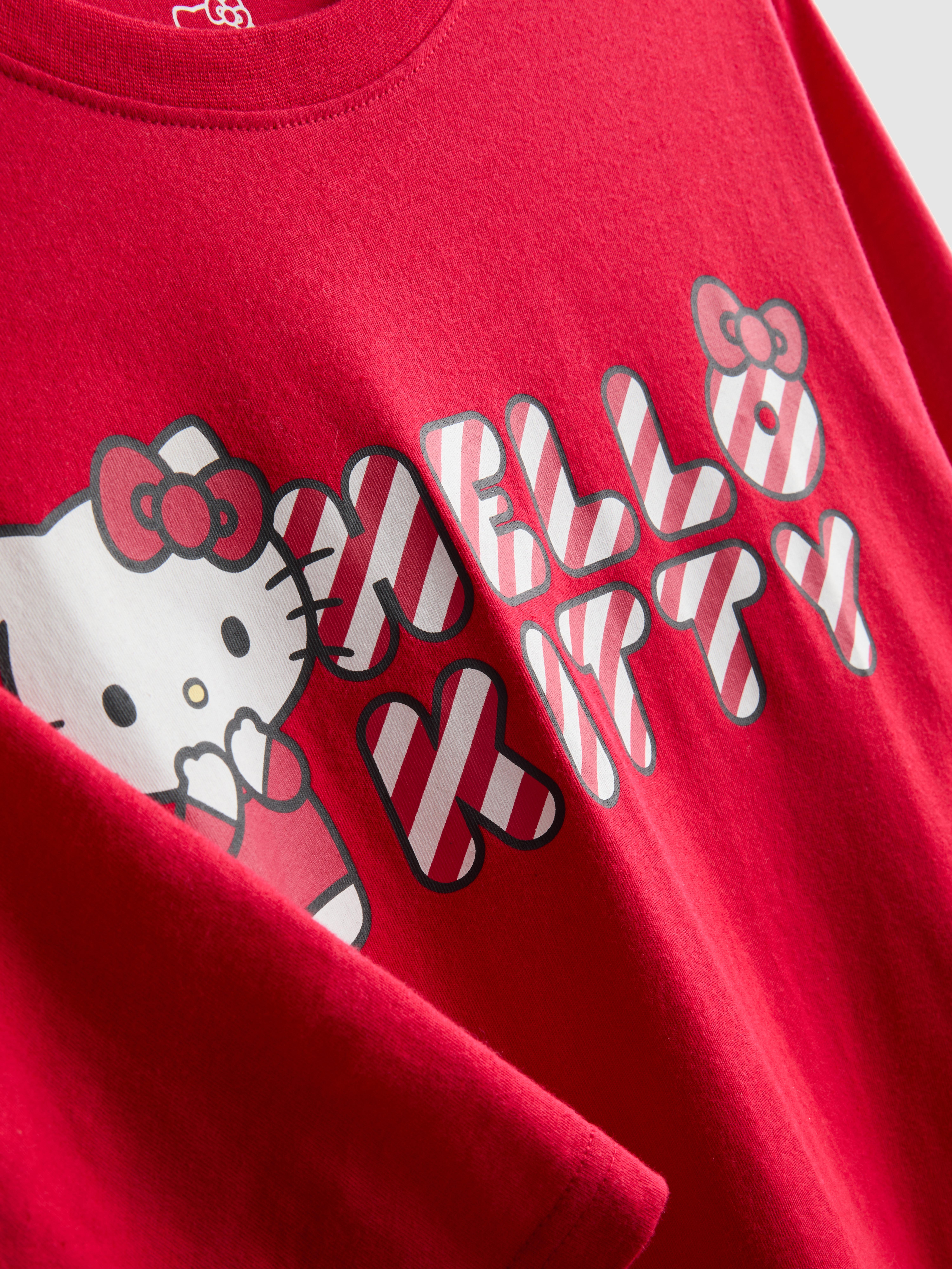 Hello Kitty Striped Pyjama Set