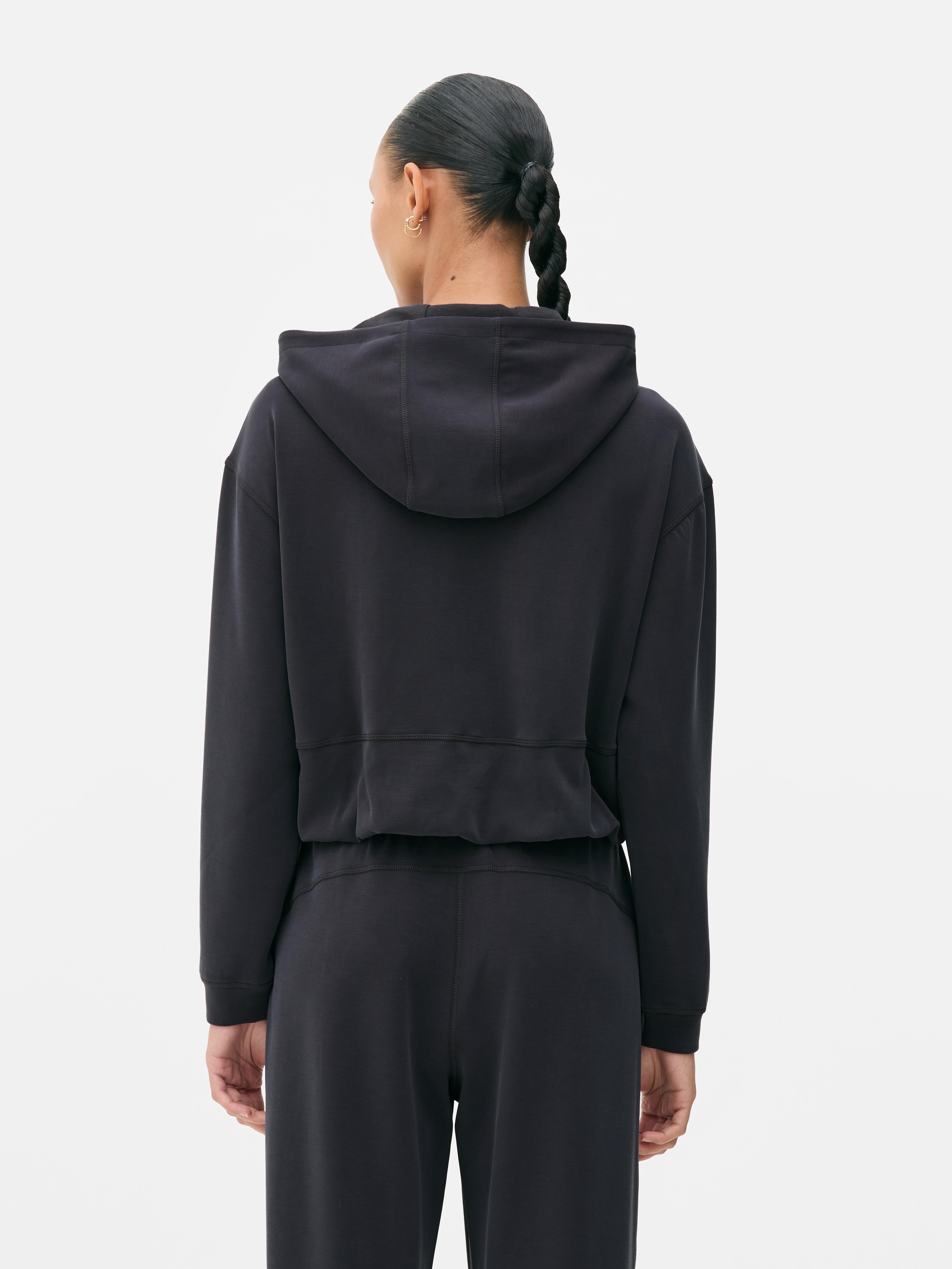 Felpa con cappuccio e zip