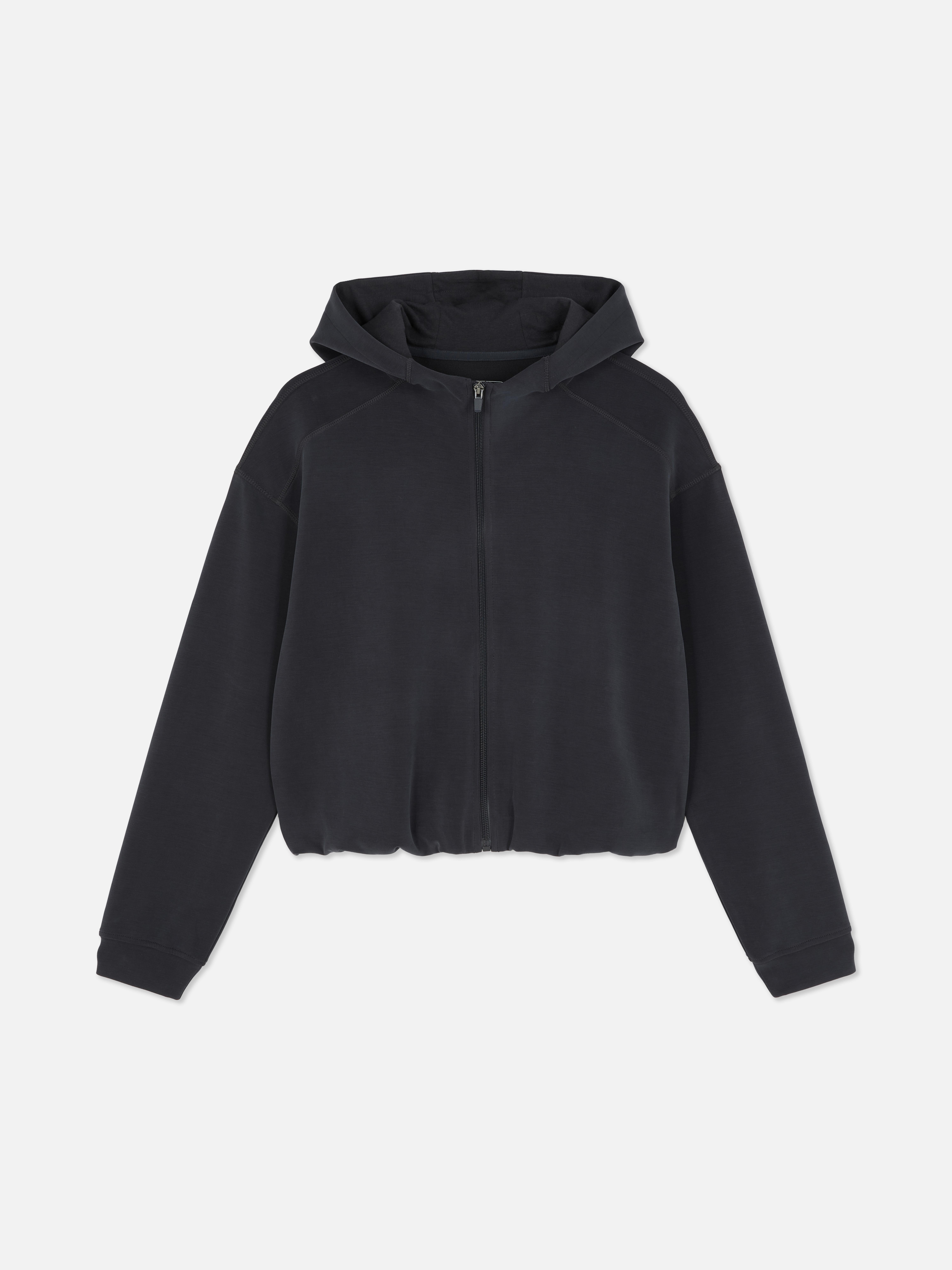 Felpa con cappuccio e zip