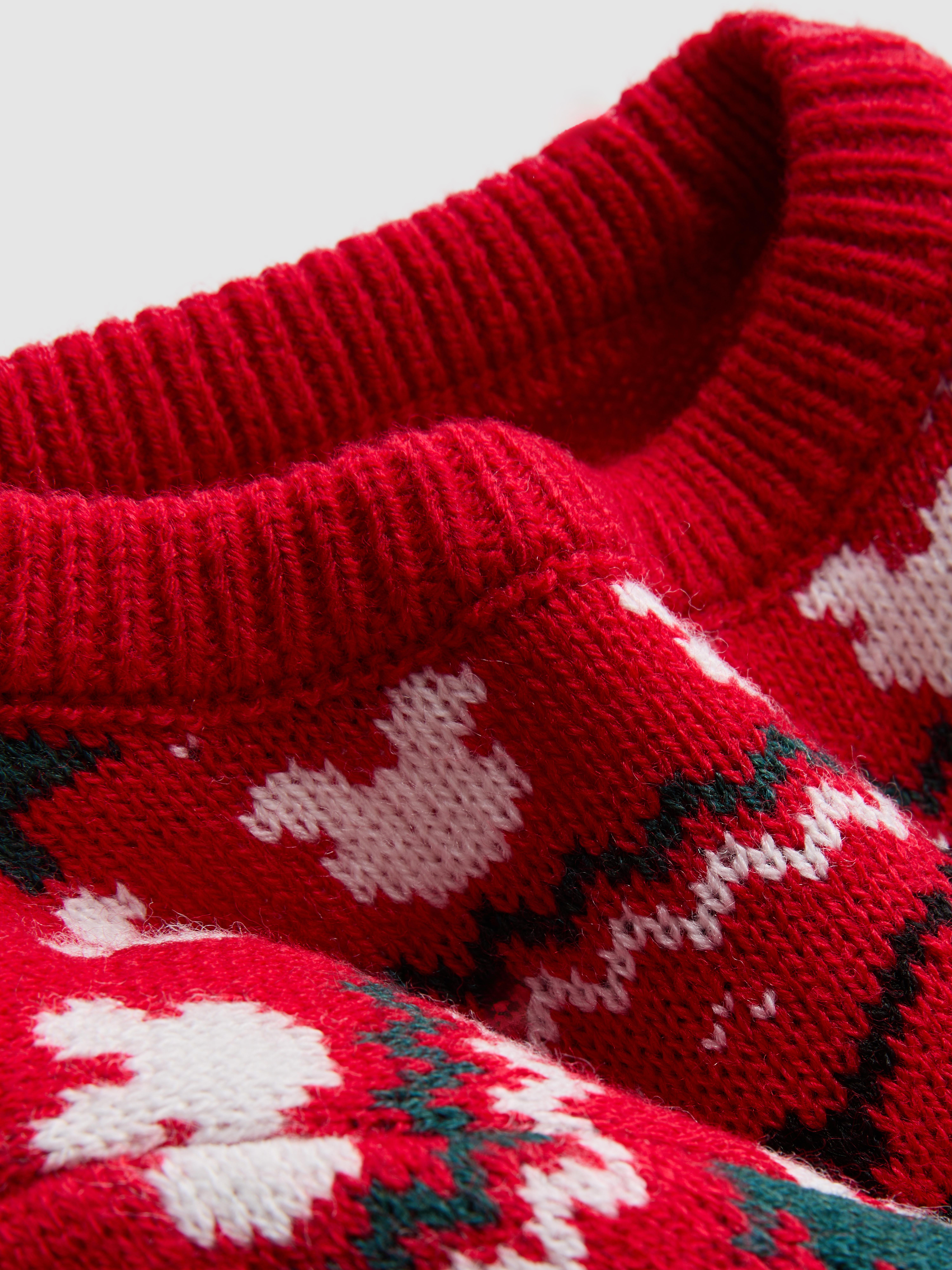 1.5-8yrs | Kid's Disney's Minnie Mouse Fair Isle Family Christmas Jumper