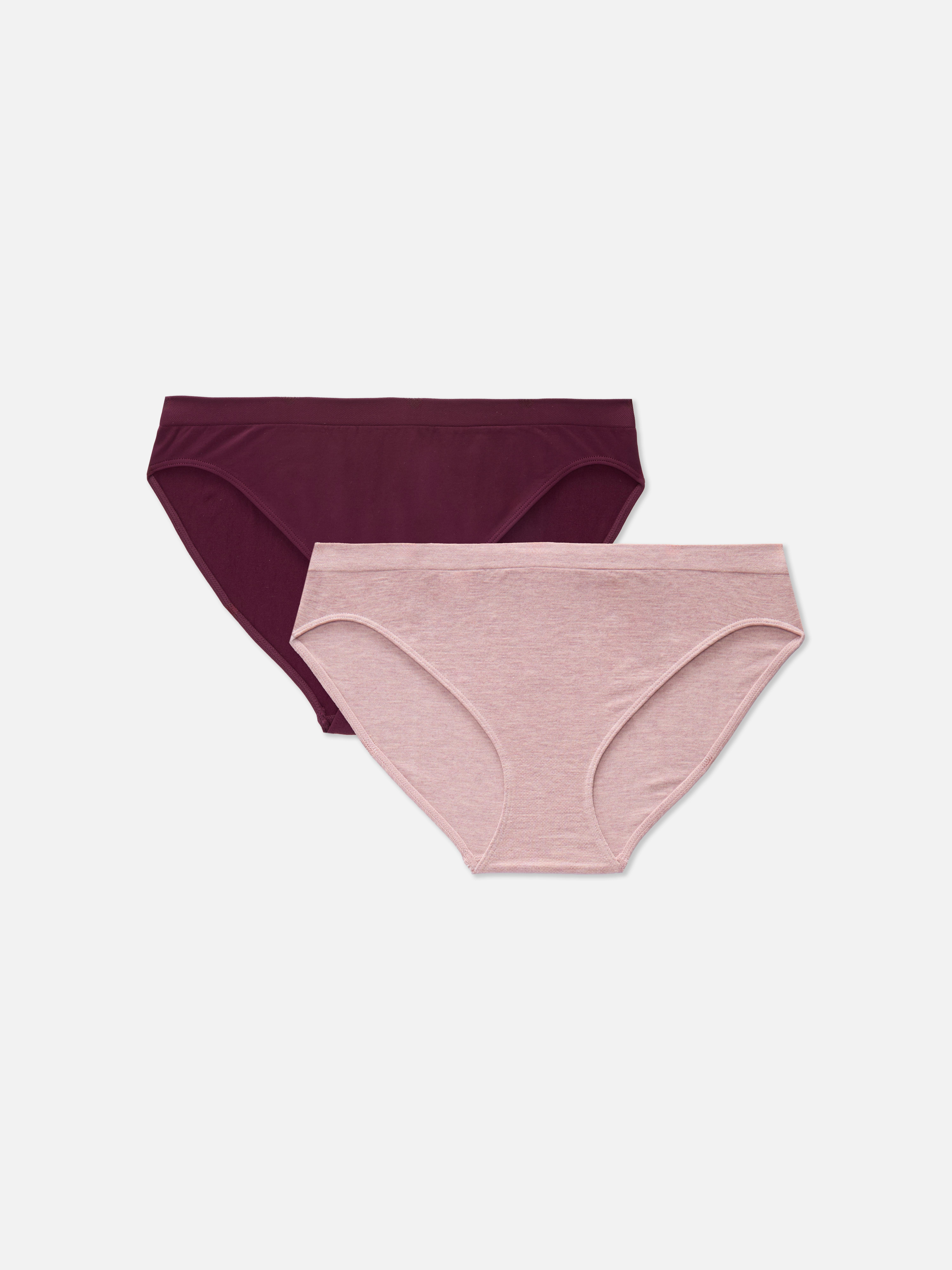 2pk Breast Cancer Awareness Seamless Mini Briefs
