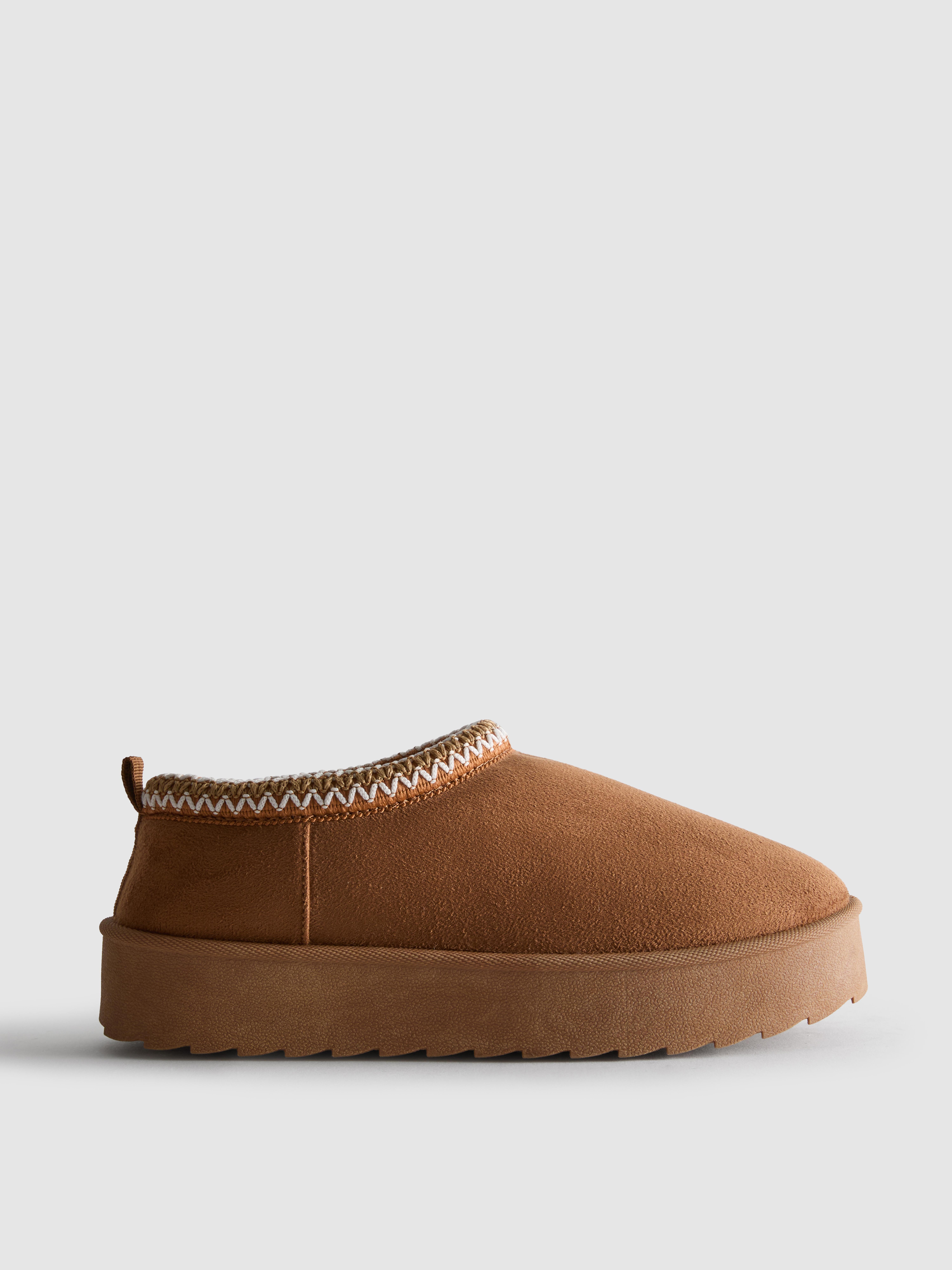 Platform Snug Slipper Boots