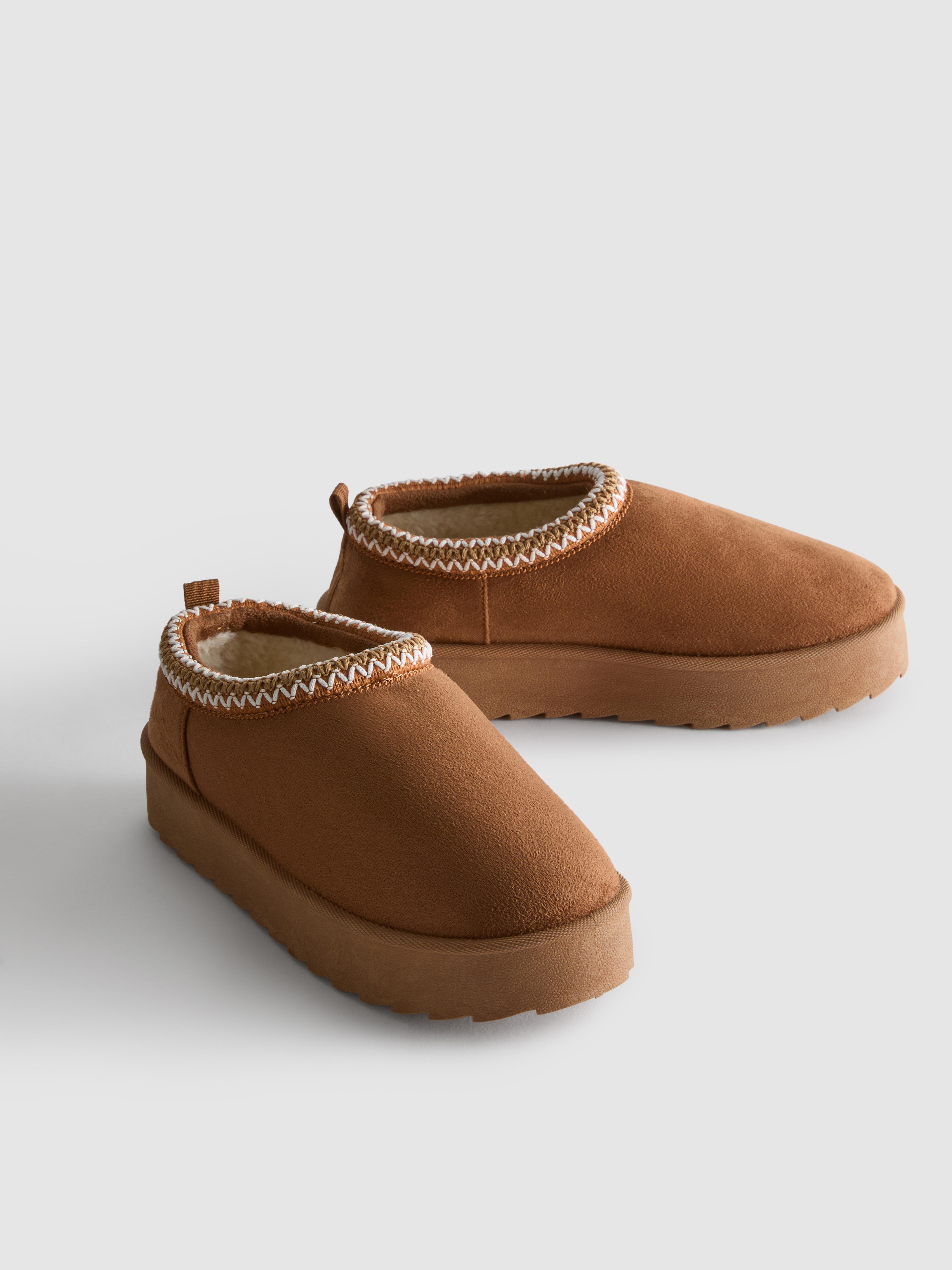 Platform Snug Slipper Boots