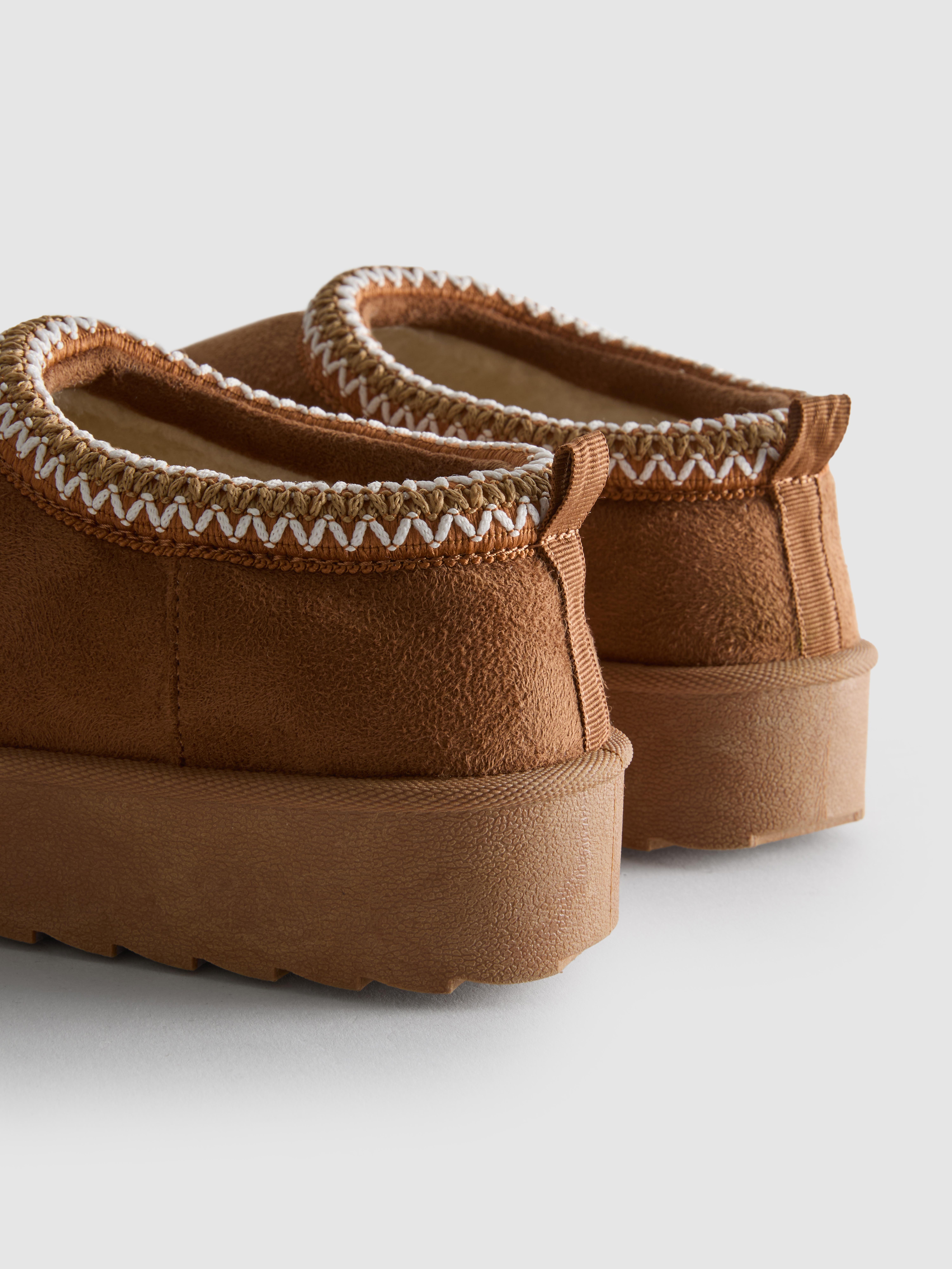 Platform Snug Slipper Boots