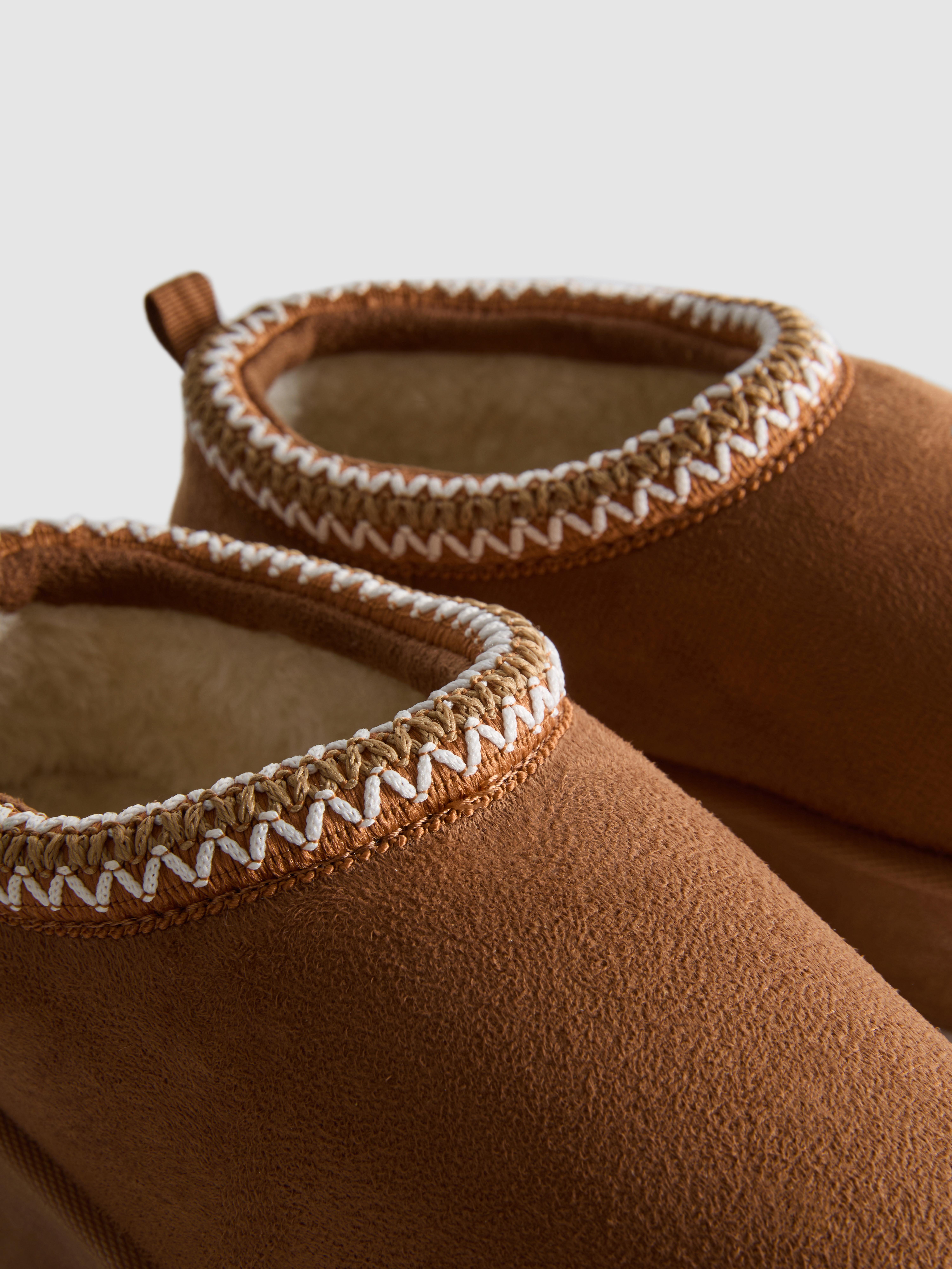 Platform Snug Slipper Boots