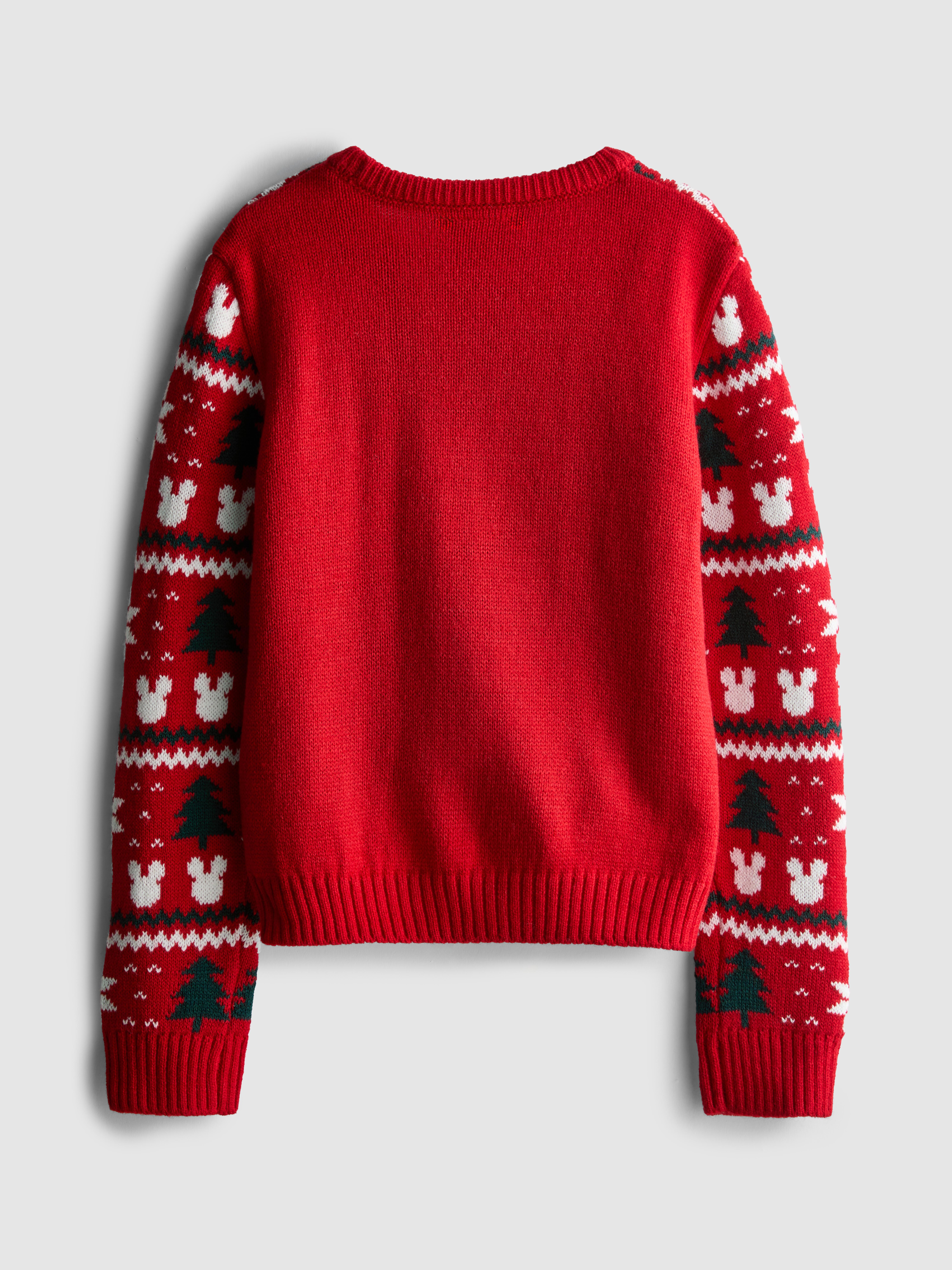 7-15yrs | Kid's Disney's Mickey Mouse Fair Isle Family Christmas Jumper