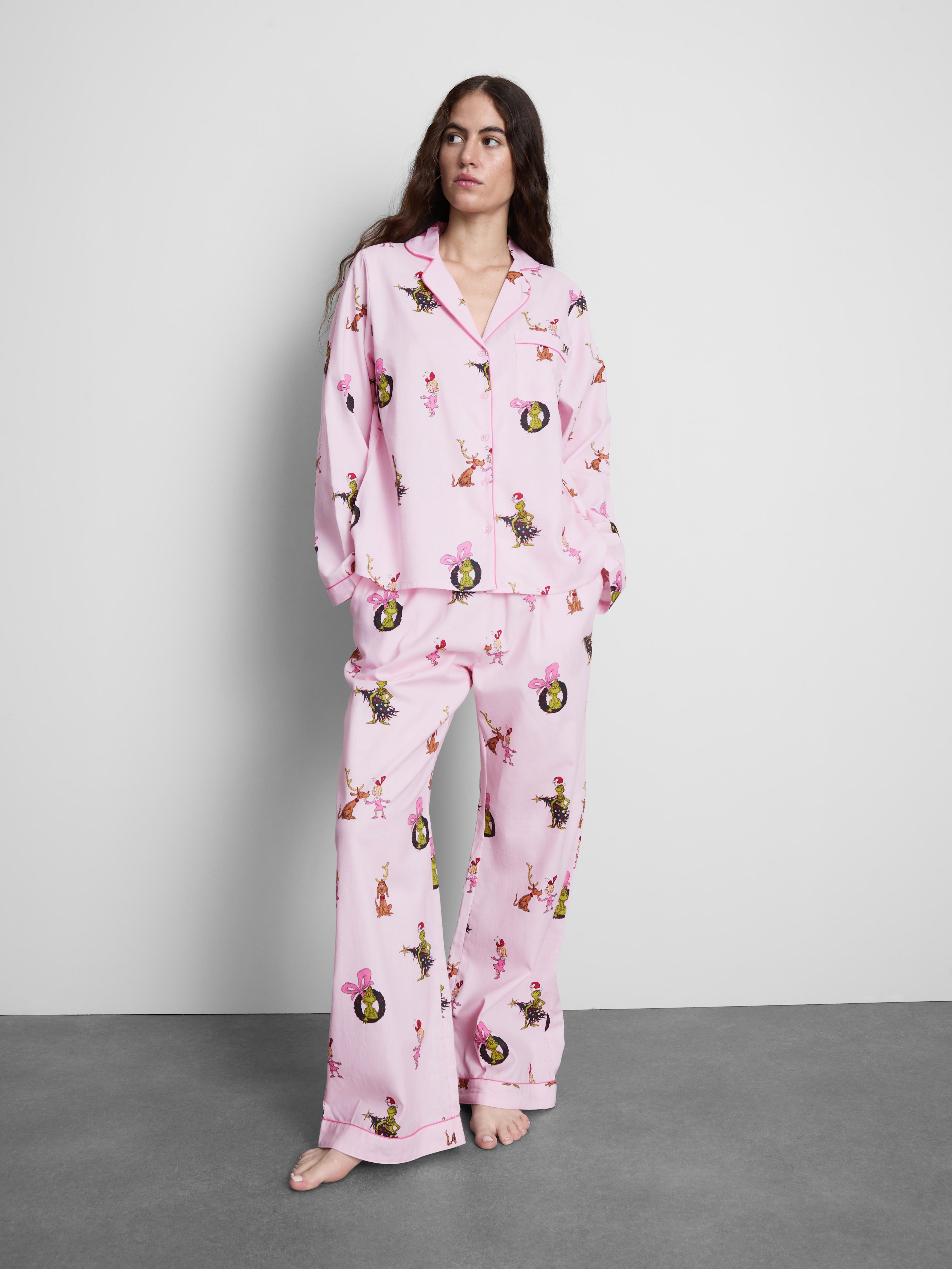 Chemise de pyjama de Noël en coton Le Grinch