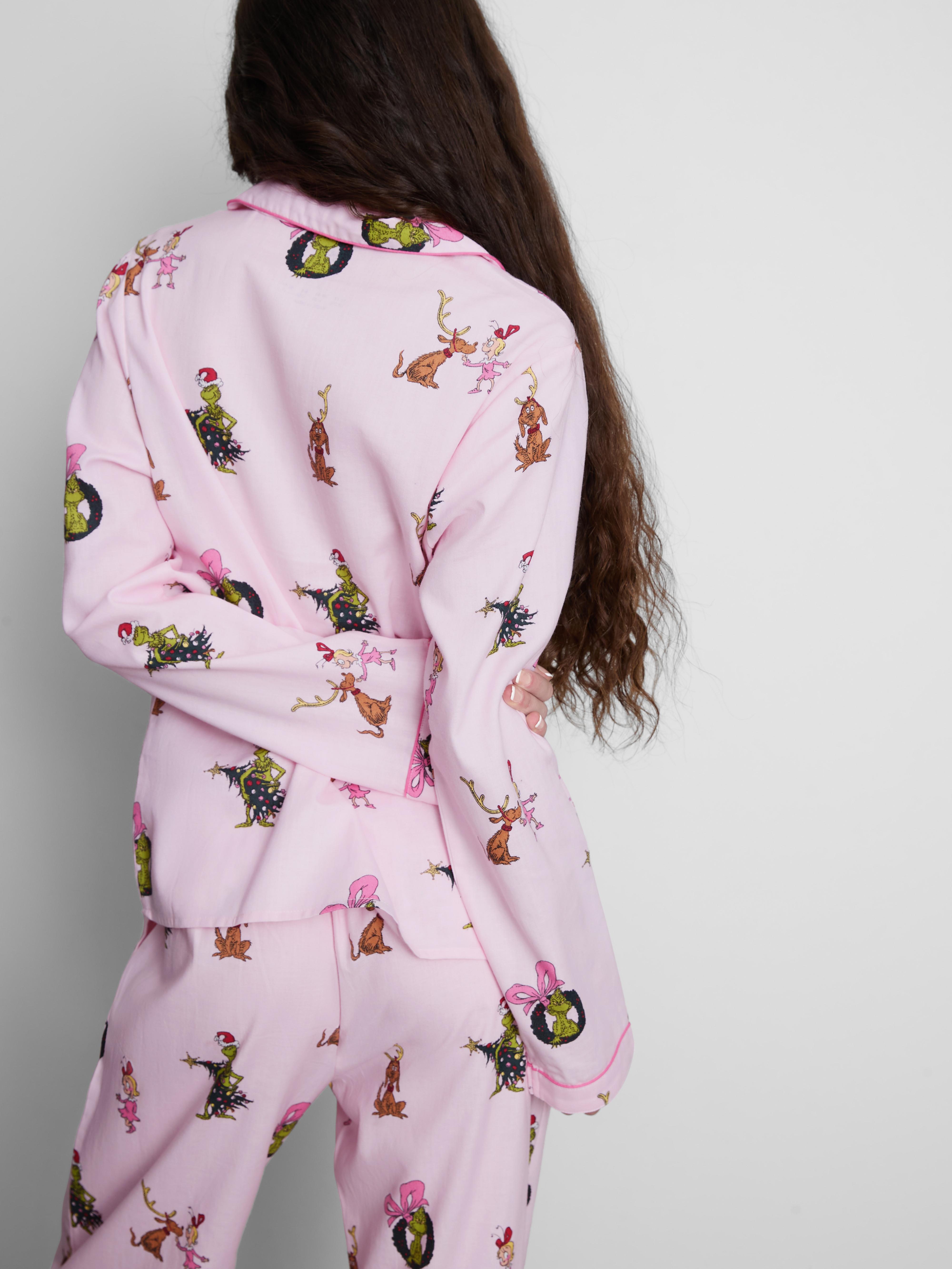 Chemise de pyjama de Noël en coton Le Grinch