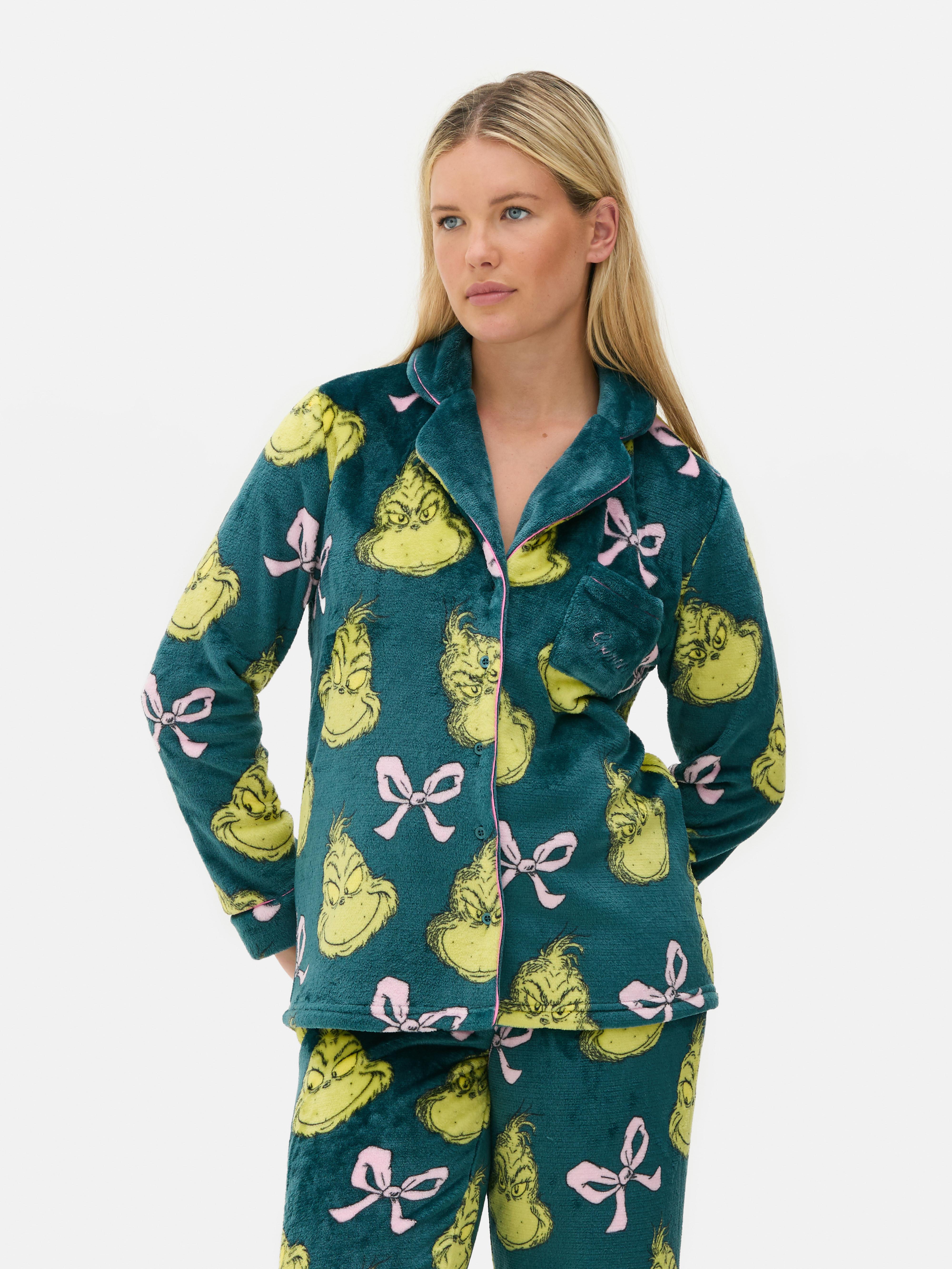 The Grinch Fleece Pyjama Shirt