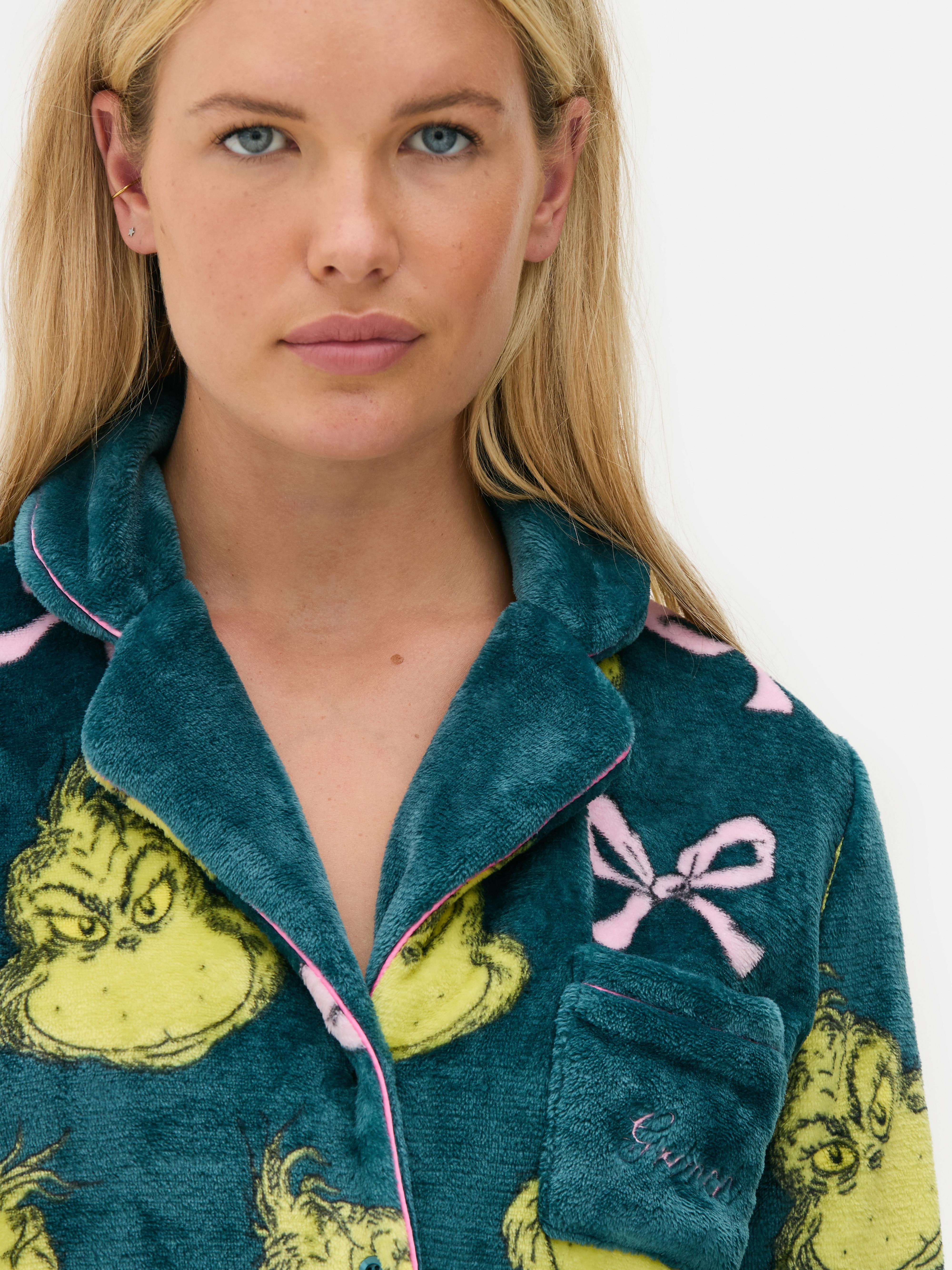 The Grinch Fleece Pyjama Shirt