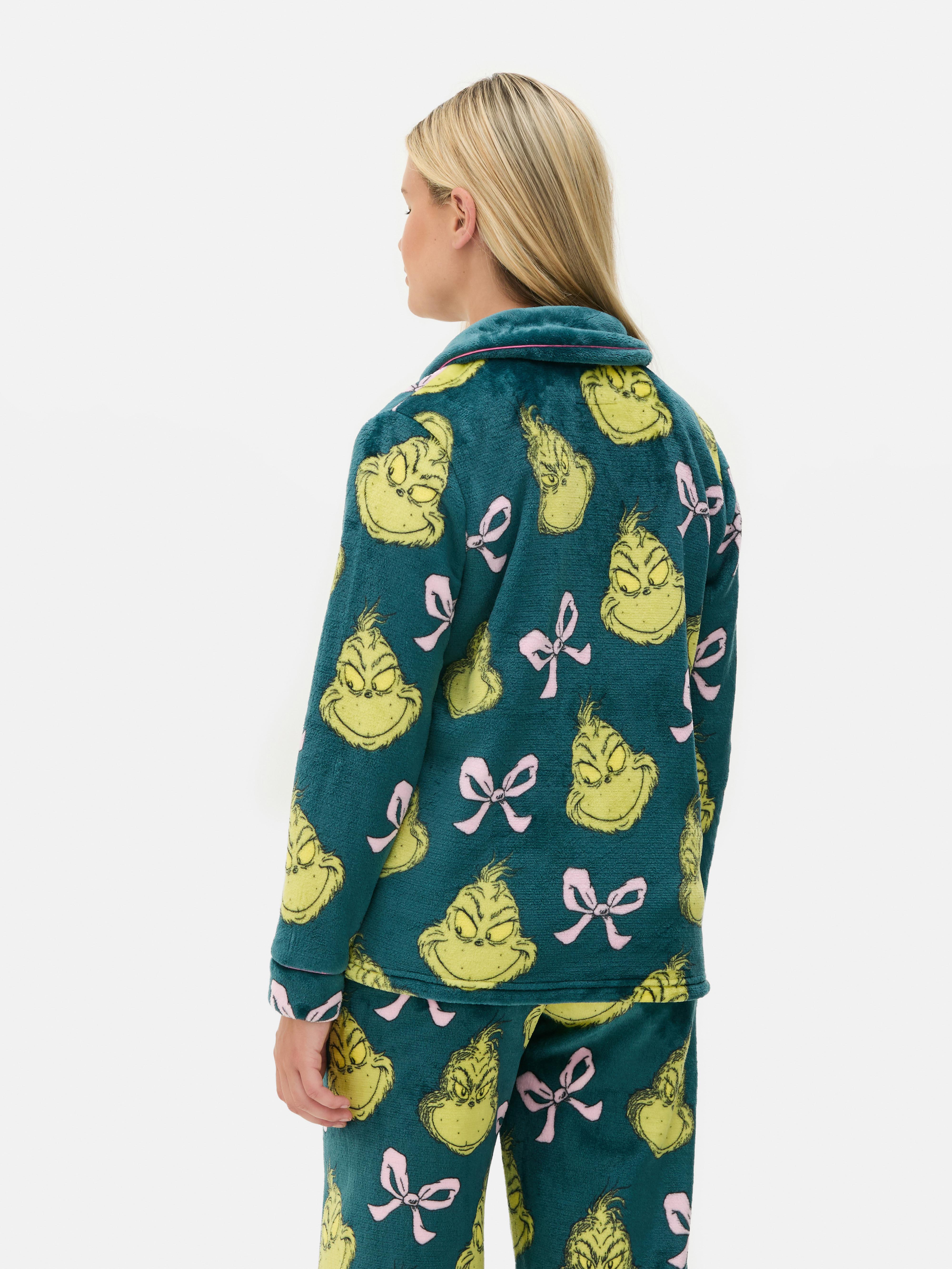 The Grinch Fleece Pyjama Shirt