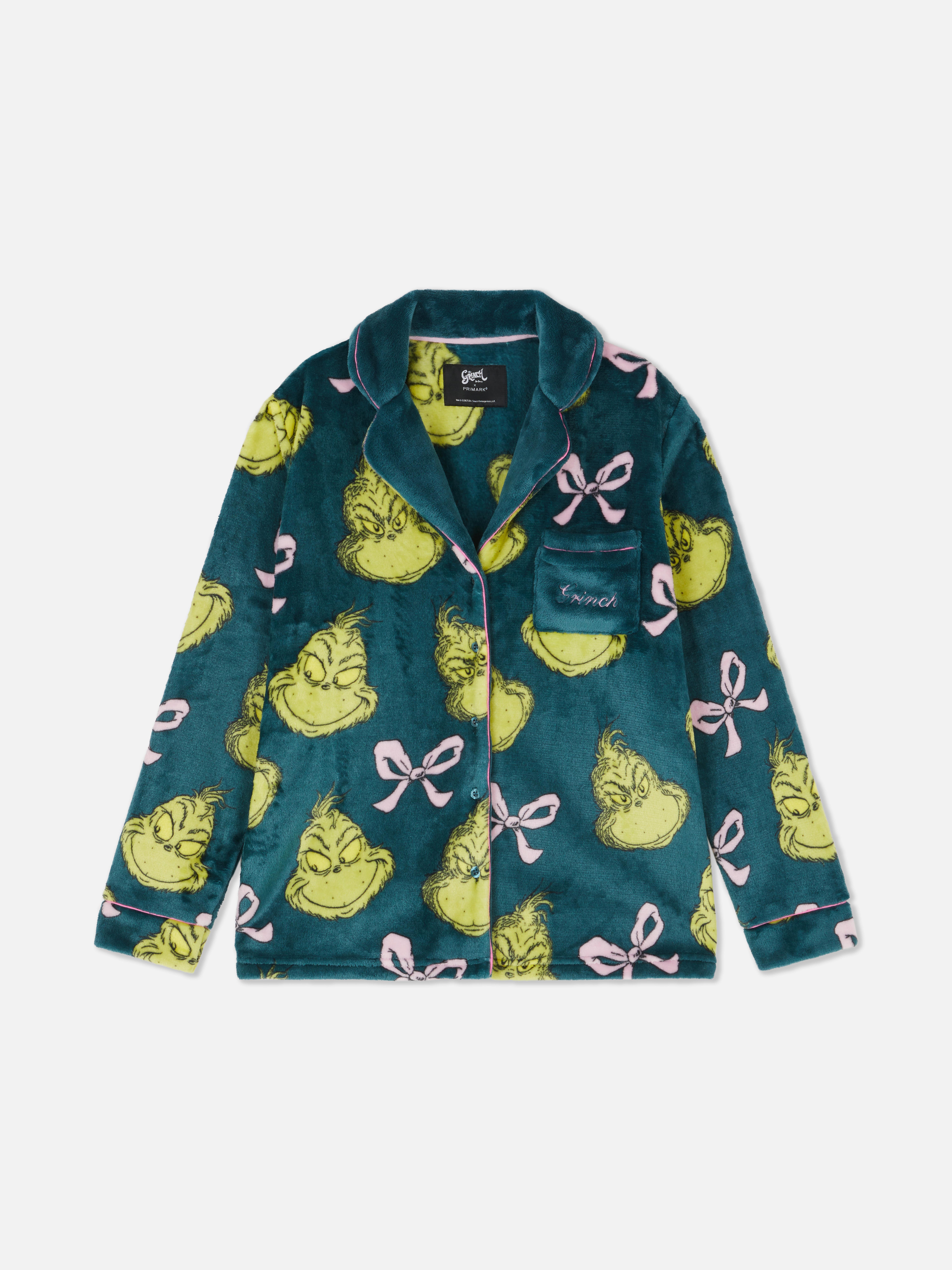 The Grinch Fleece Pyjama Shirt