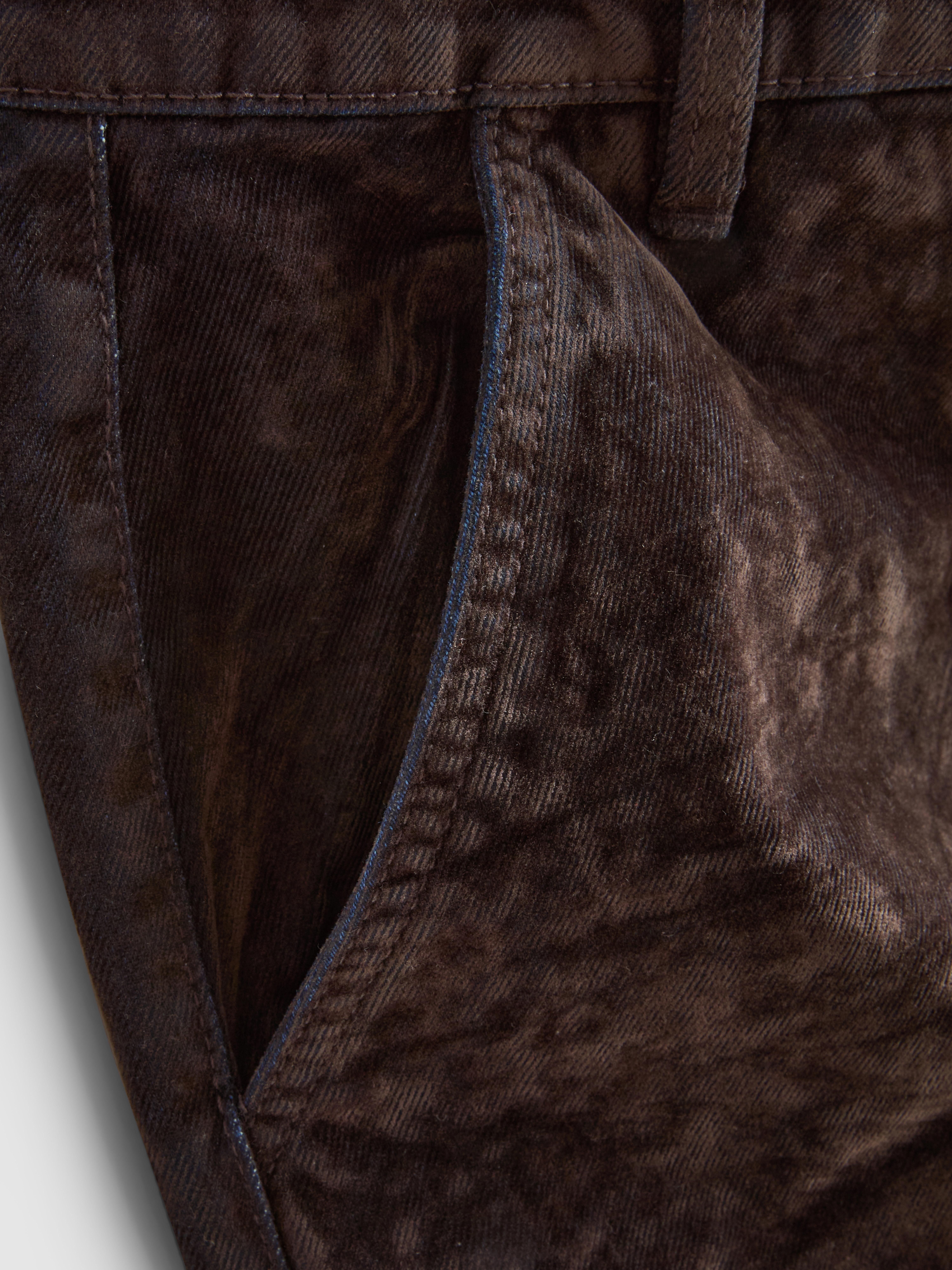 Paula Echevarría Mid Rise Flock Jeans