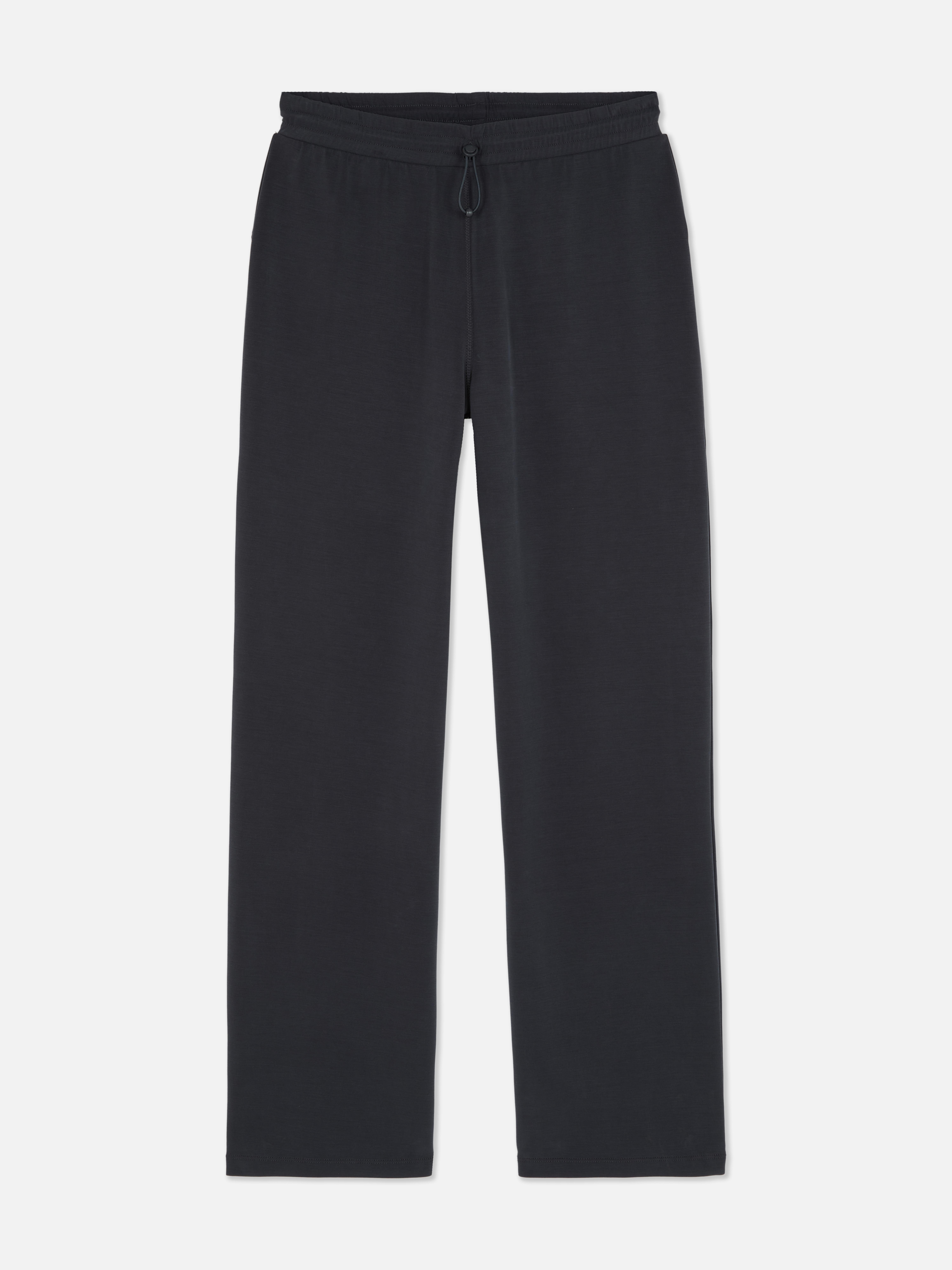 Joggingbroek met wijde pijpen
