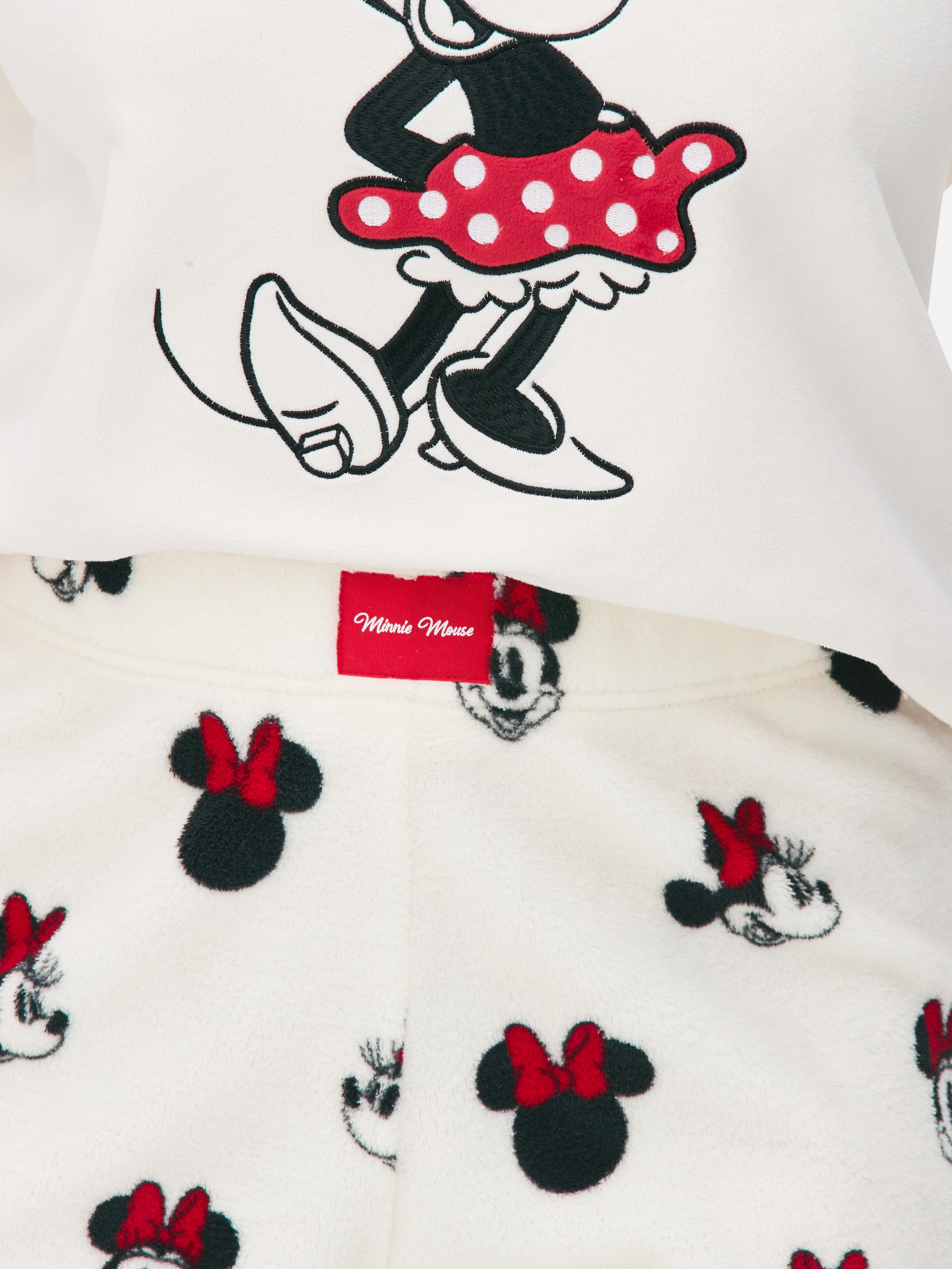 Disney’s Minnie Mouse Fleece Wide Leg Pajama Bottoms