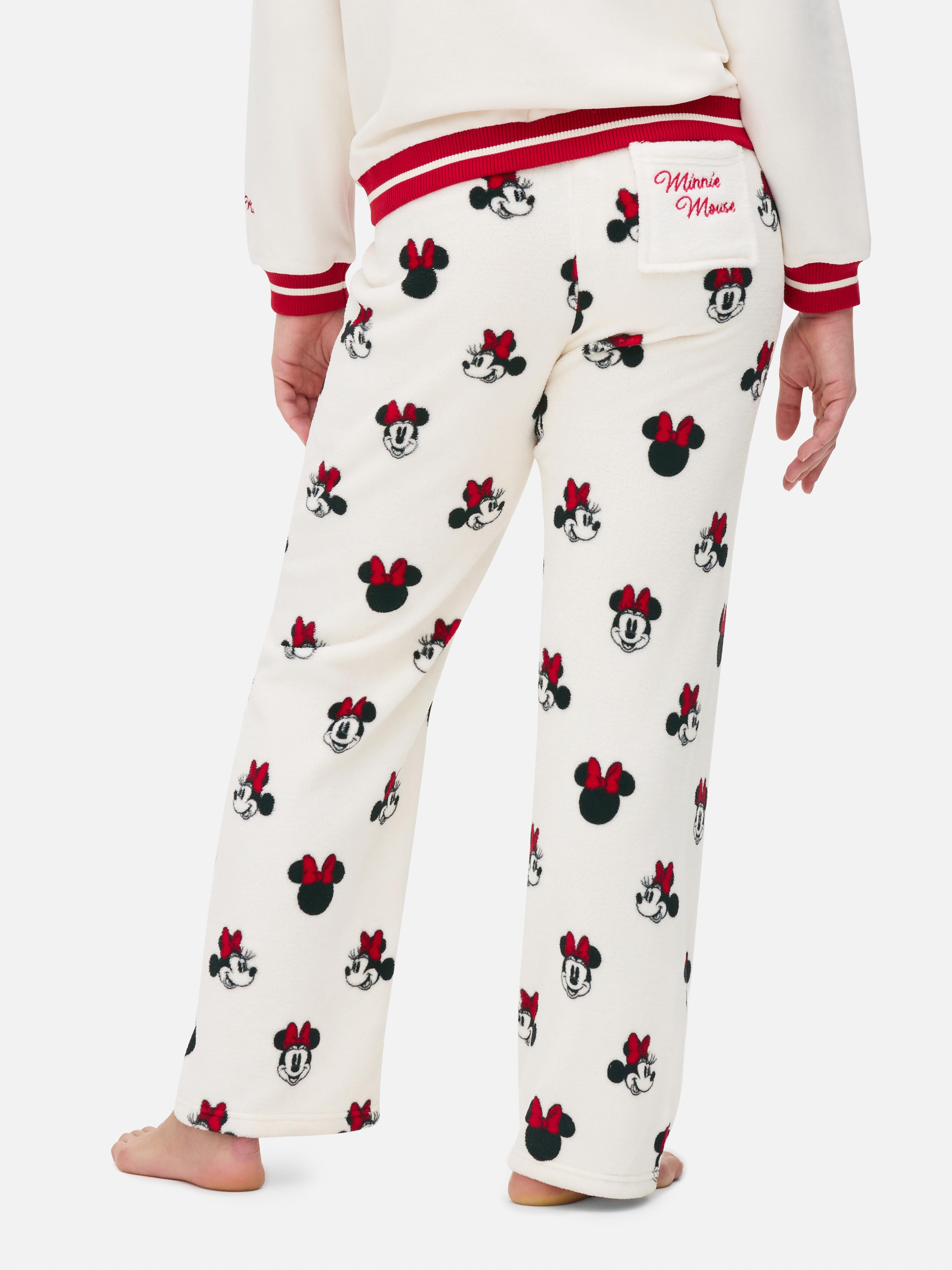 Disney’s Minnie Mouse Fleece Wide Leg Pajama Bottoms