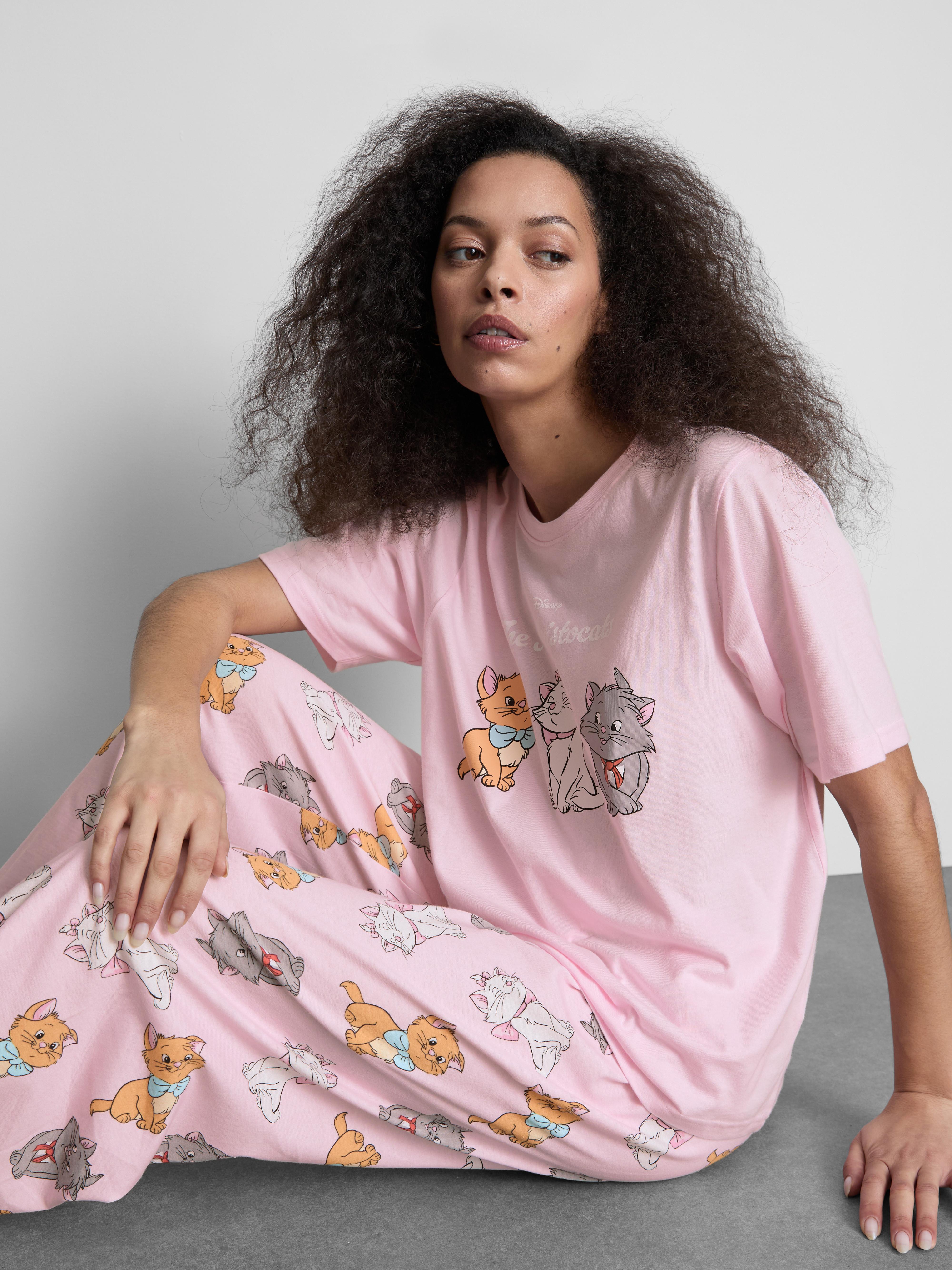 Women's Light Pink Disney’s The Aristocat’s Cotton Pajamas