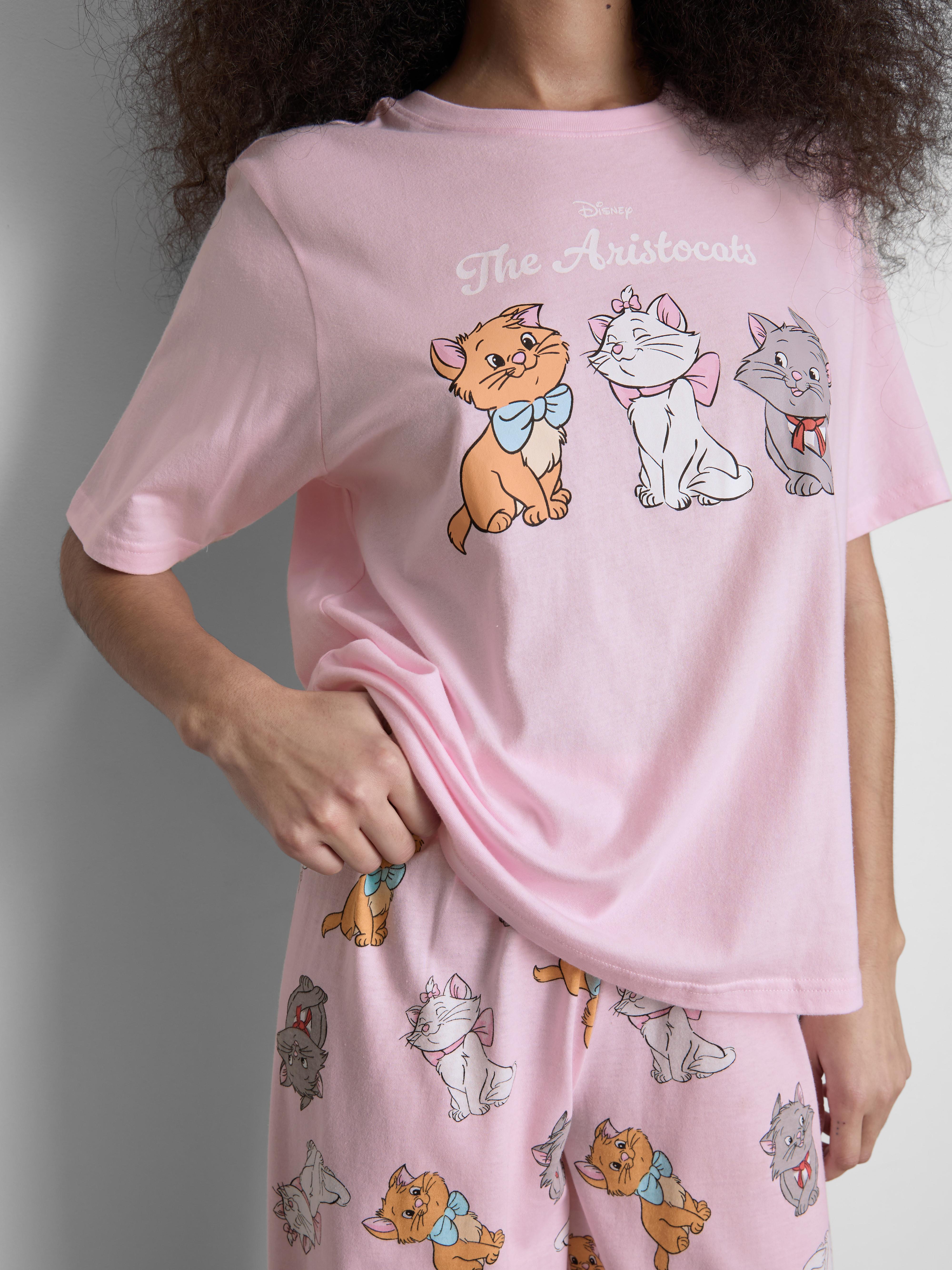 Women's Light Pink Disney’s The Aristocat’s Cotton Pajamas