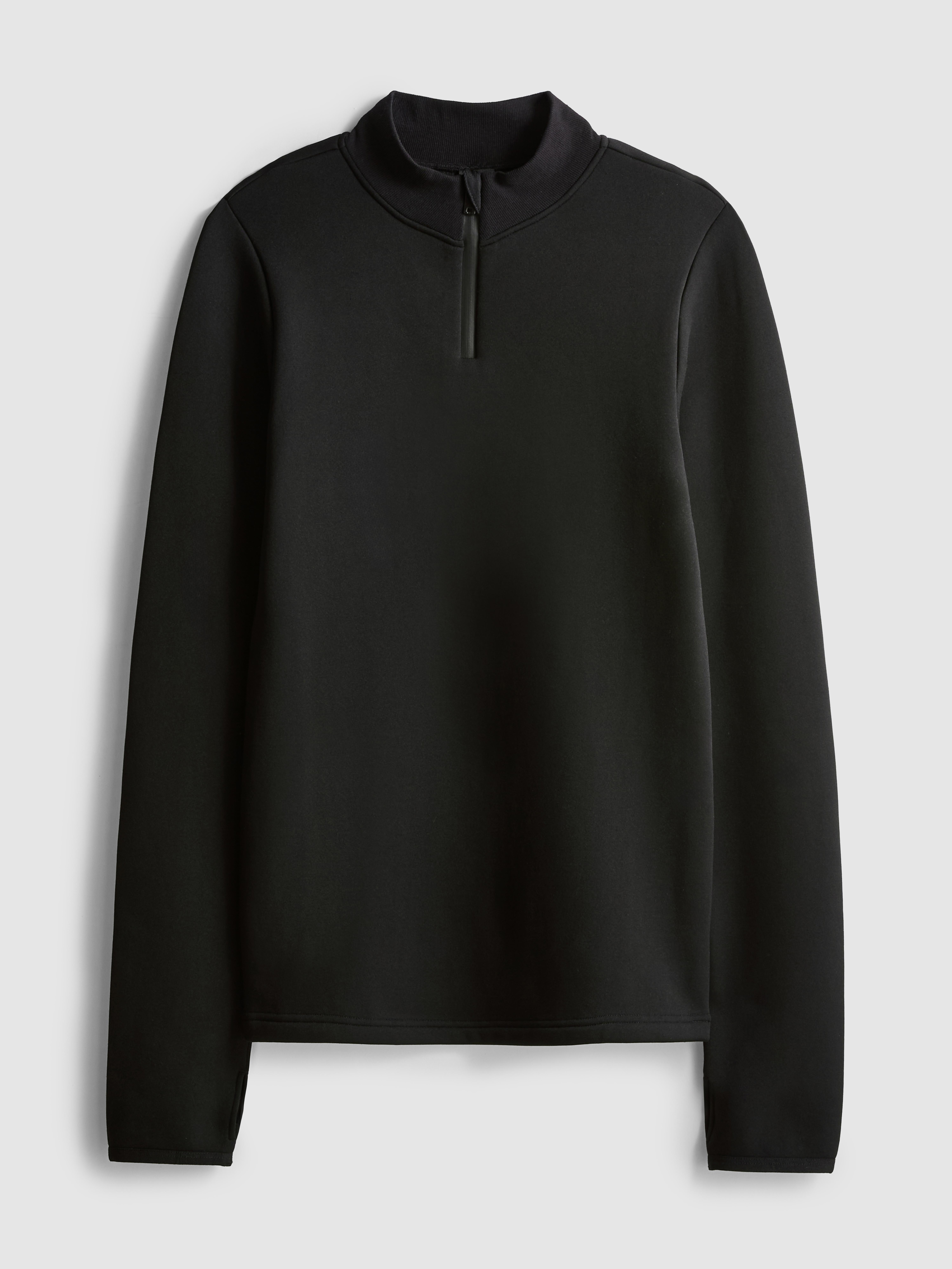 Velvet Plush Quarter Zip Top