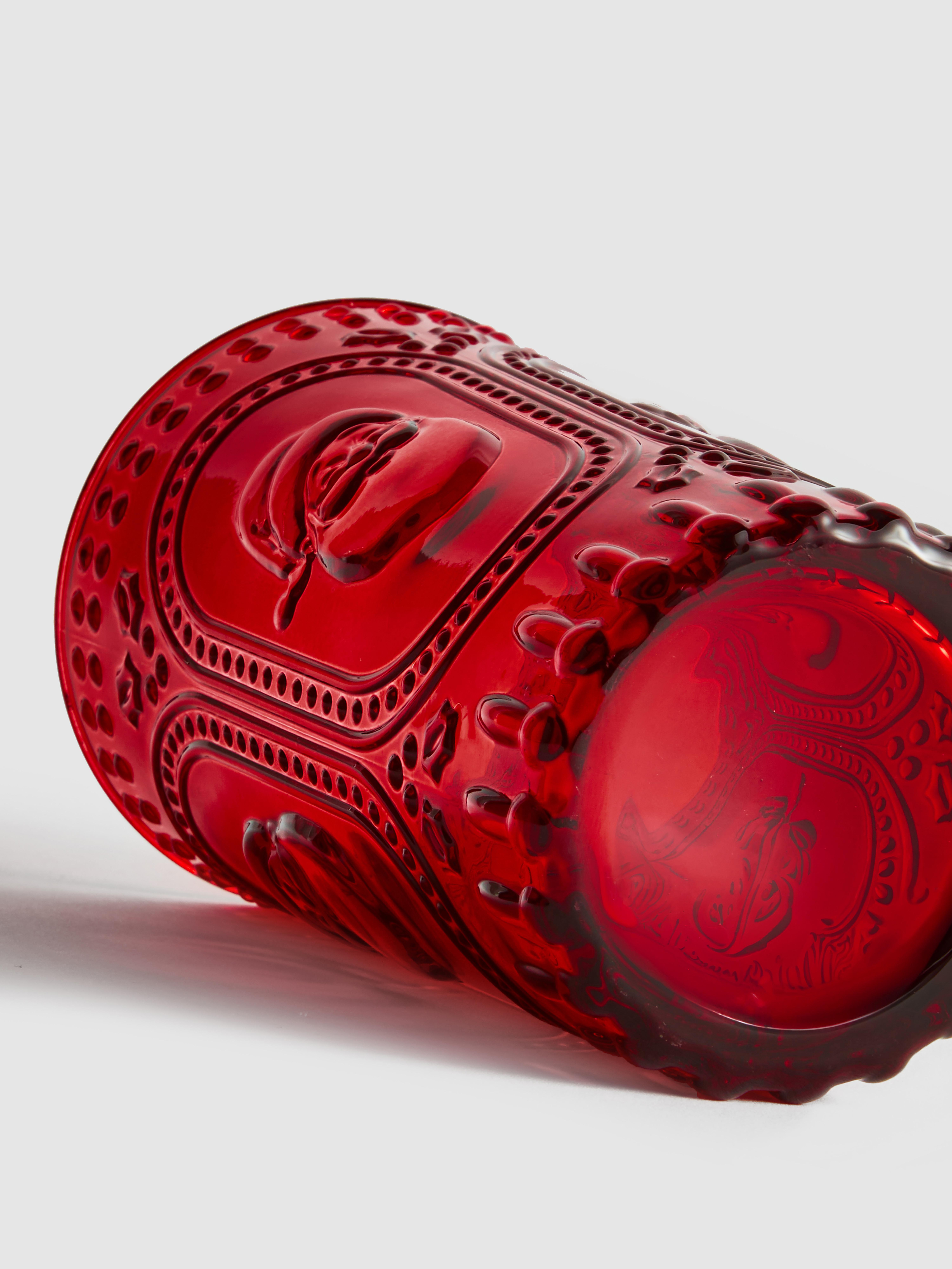 Pahar cu Moș Crăciun în relief