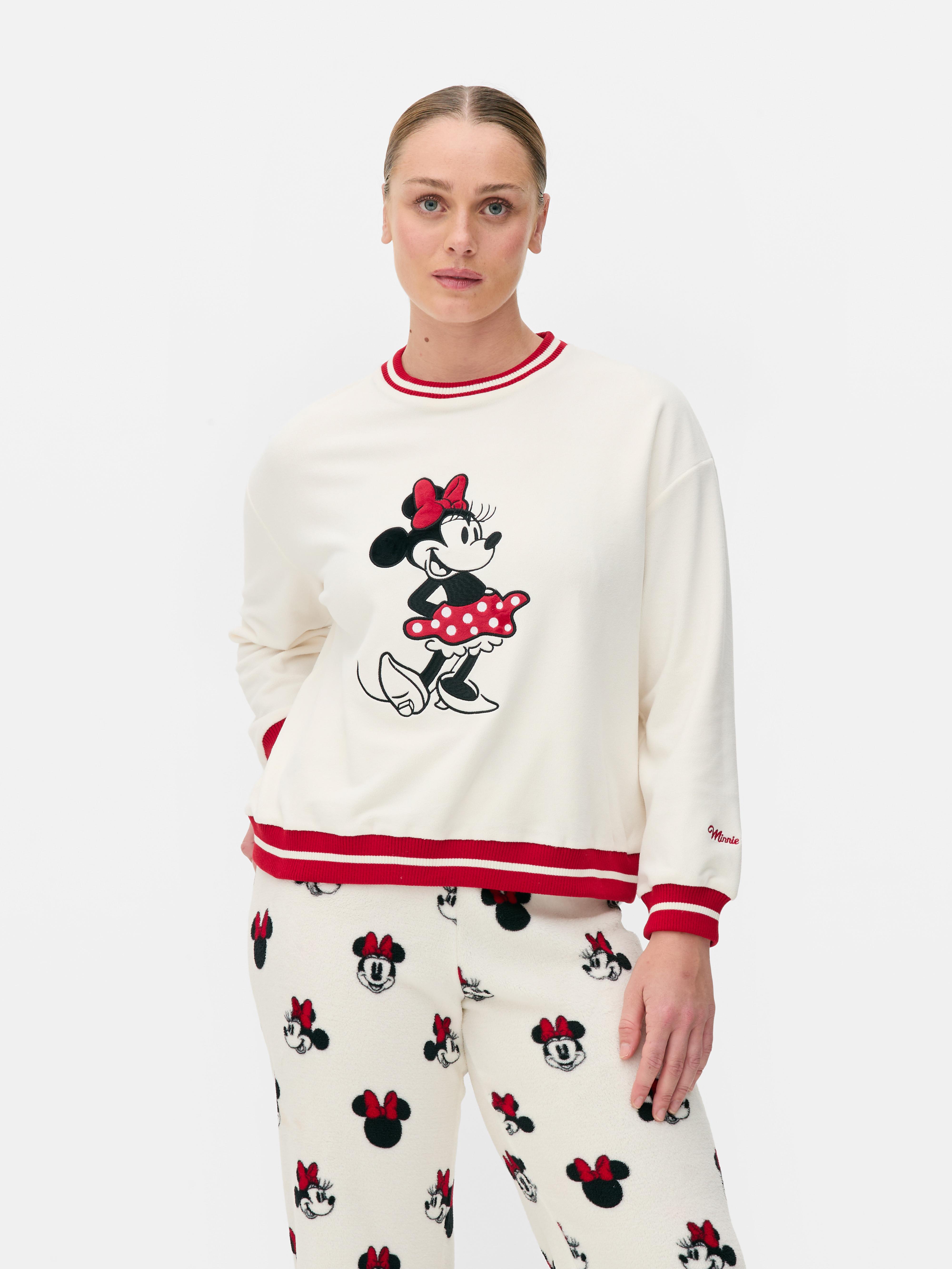 Maglia del pigiama girocollo Minnie Disney