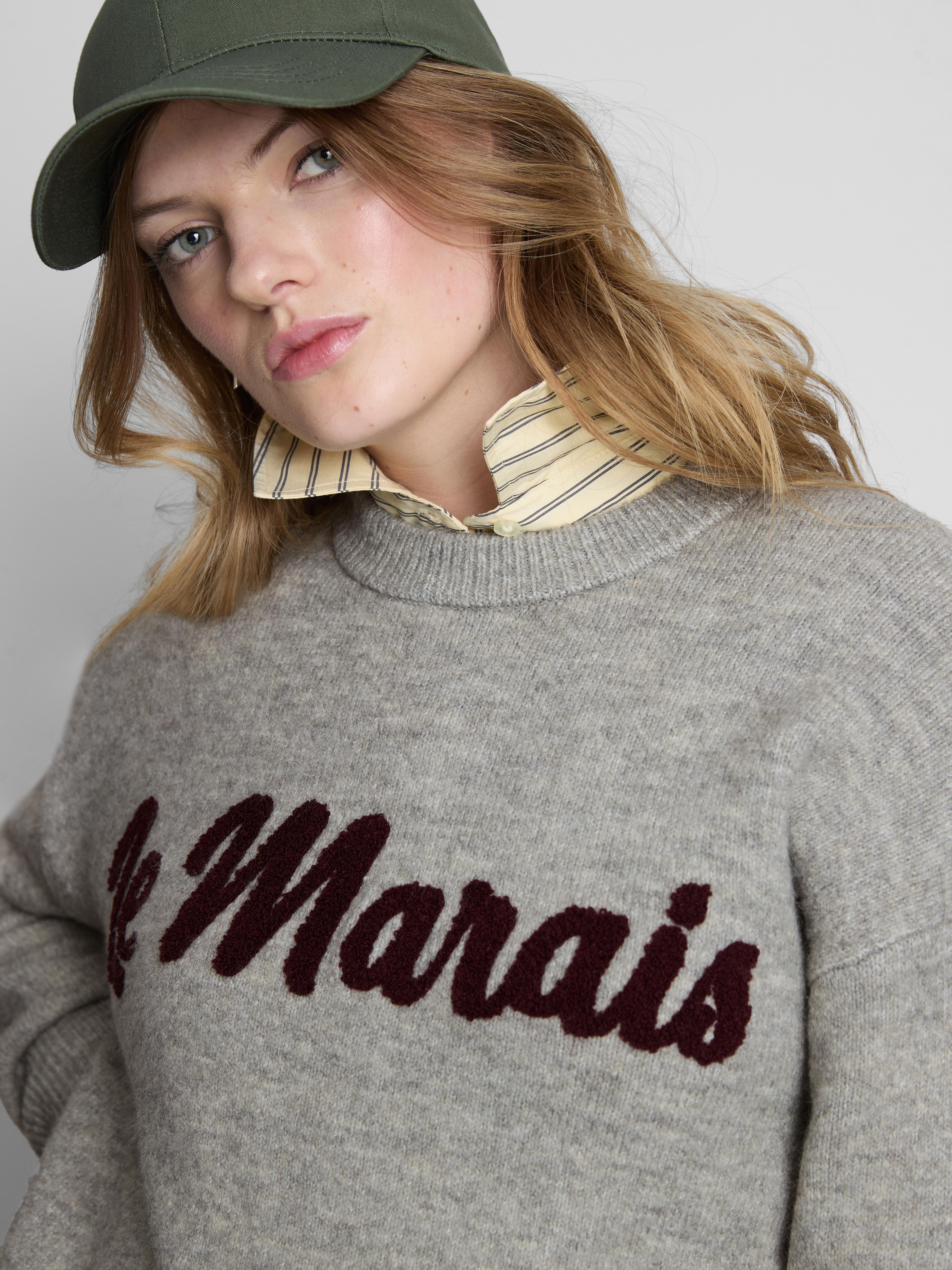Jersey de punto con mensaje