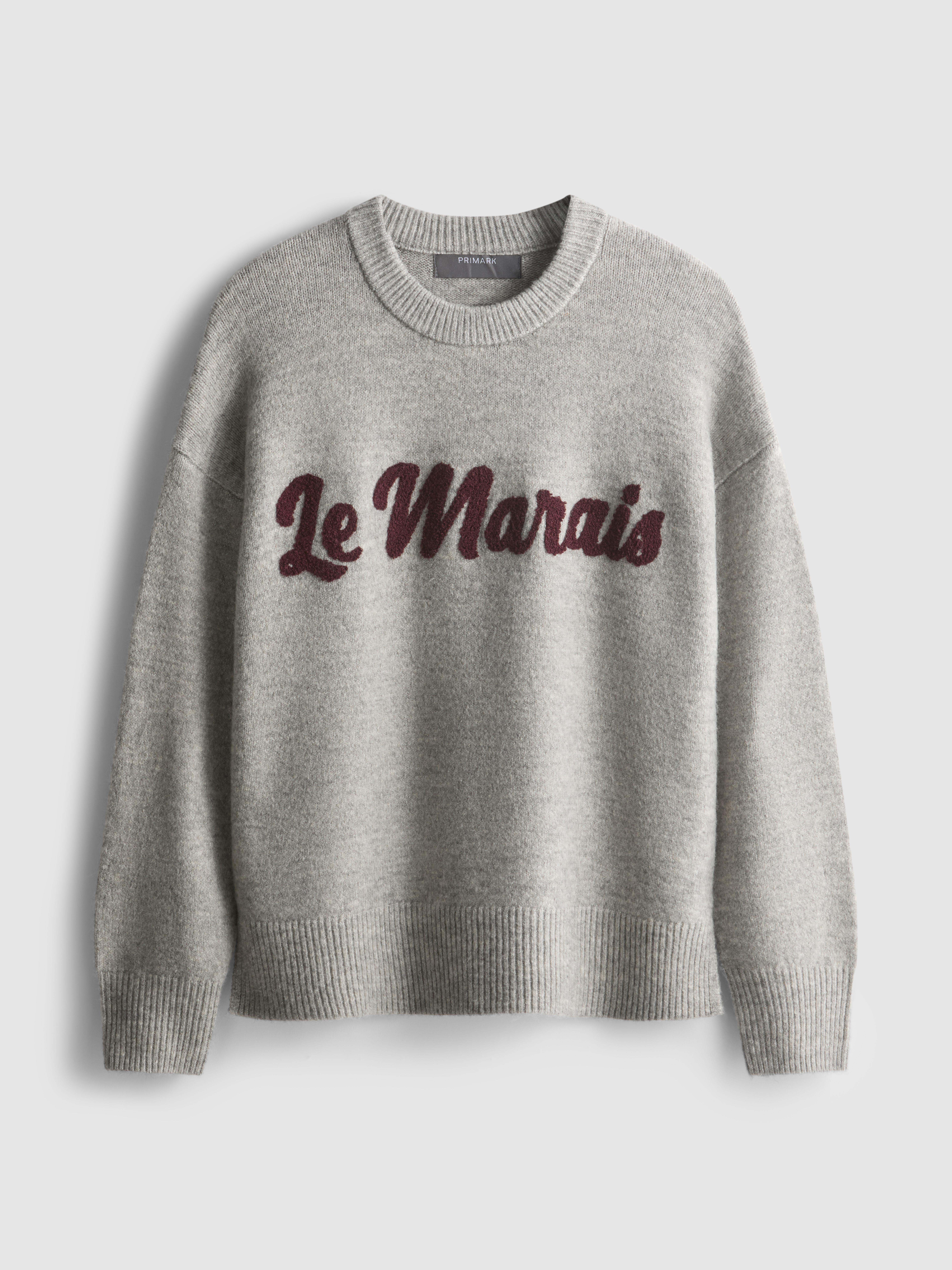 Jersey de punto con mensaje