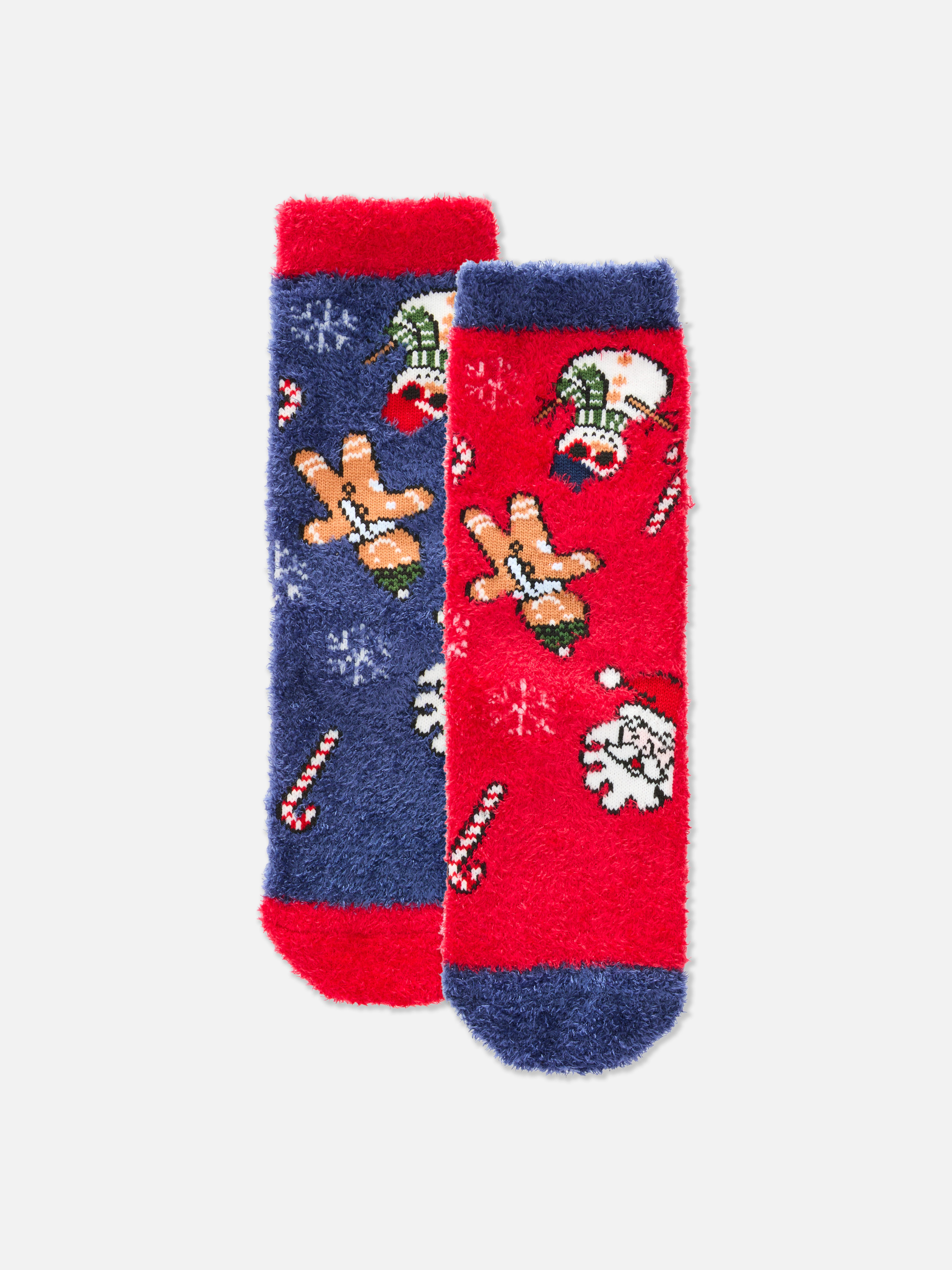 2pk Christmas Cosy Socks