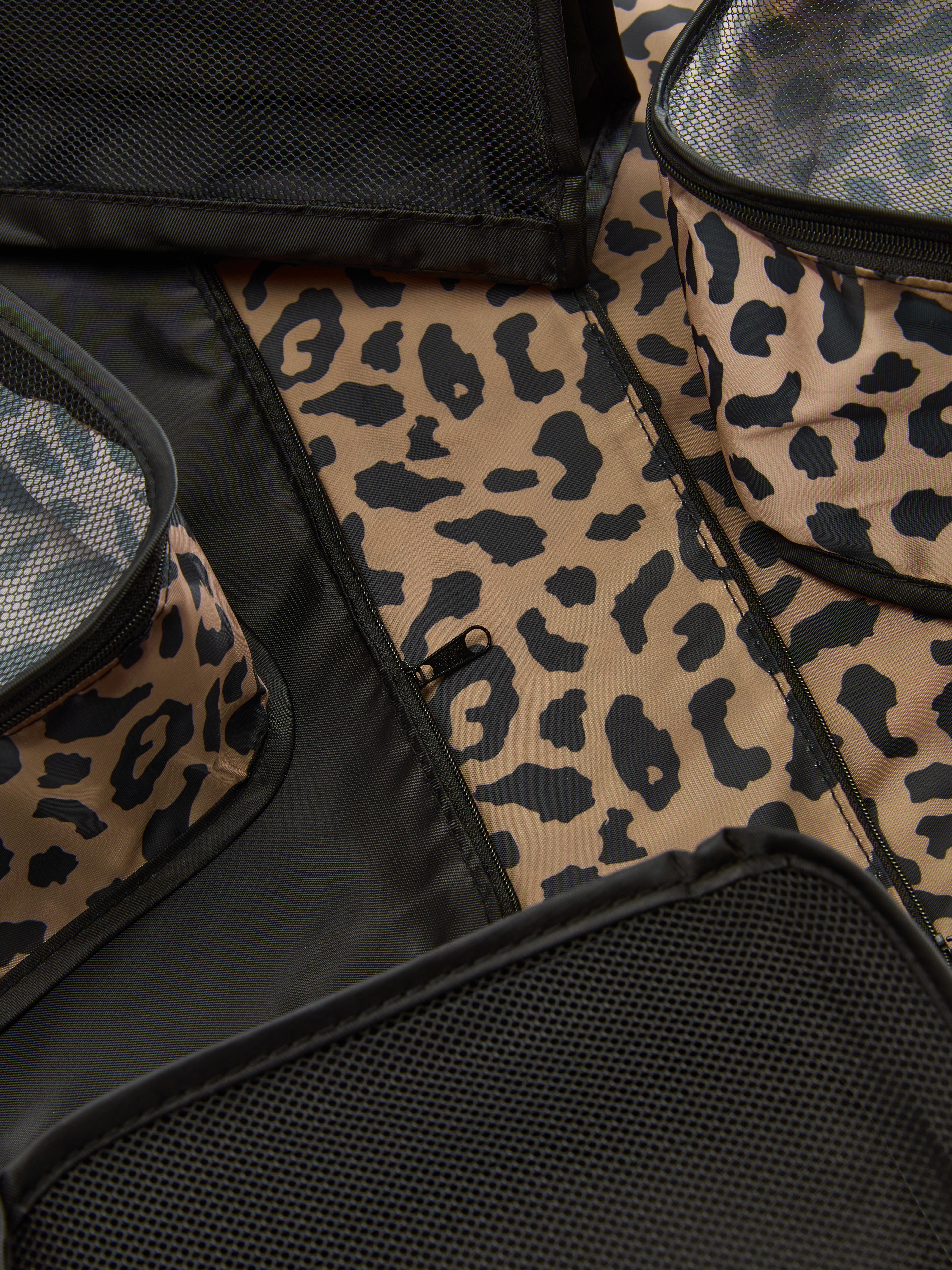 Lot de 8 cubes de rangement à motif animalier