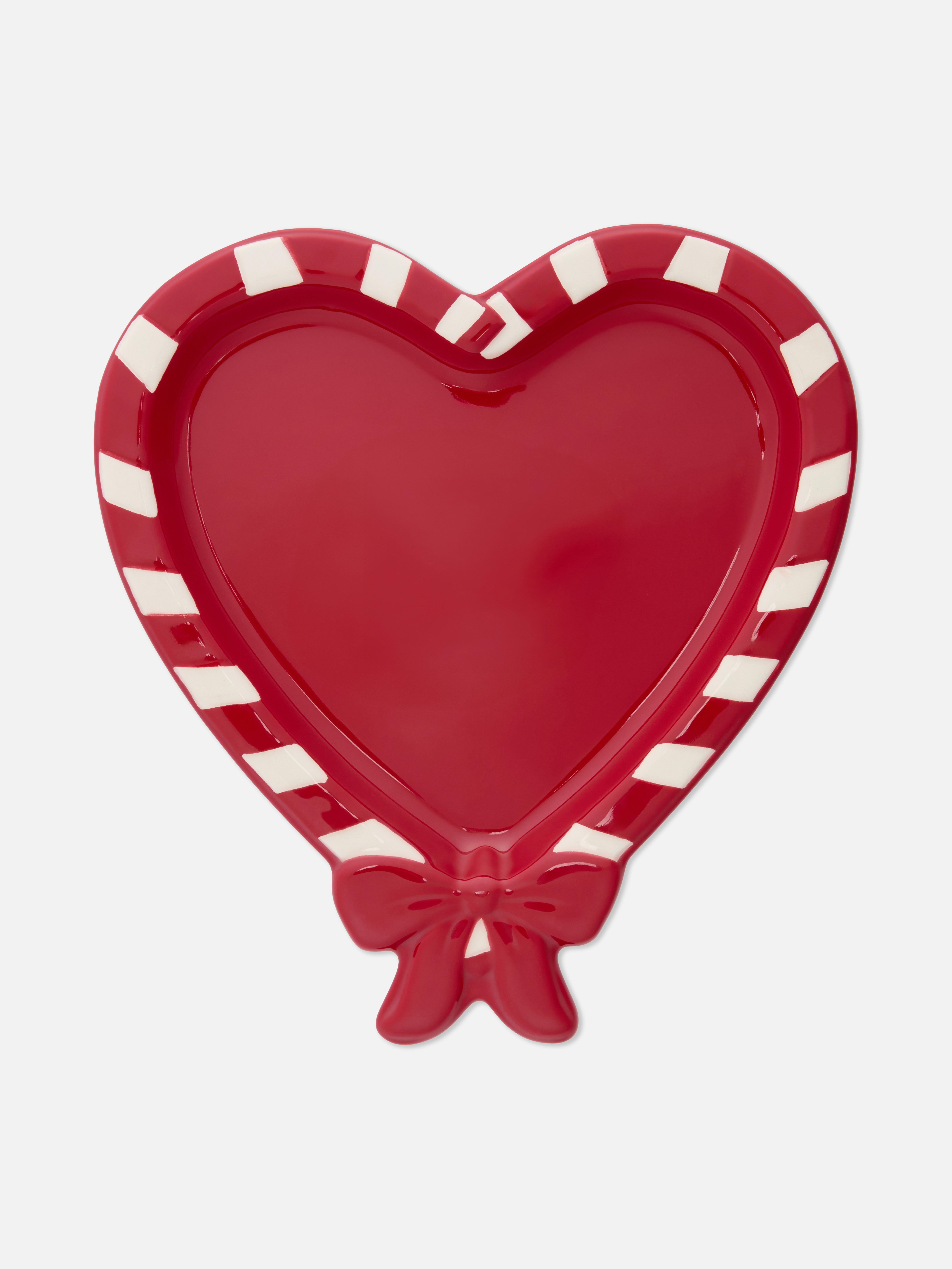 Bow Heart Shaped Plate