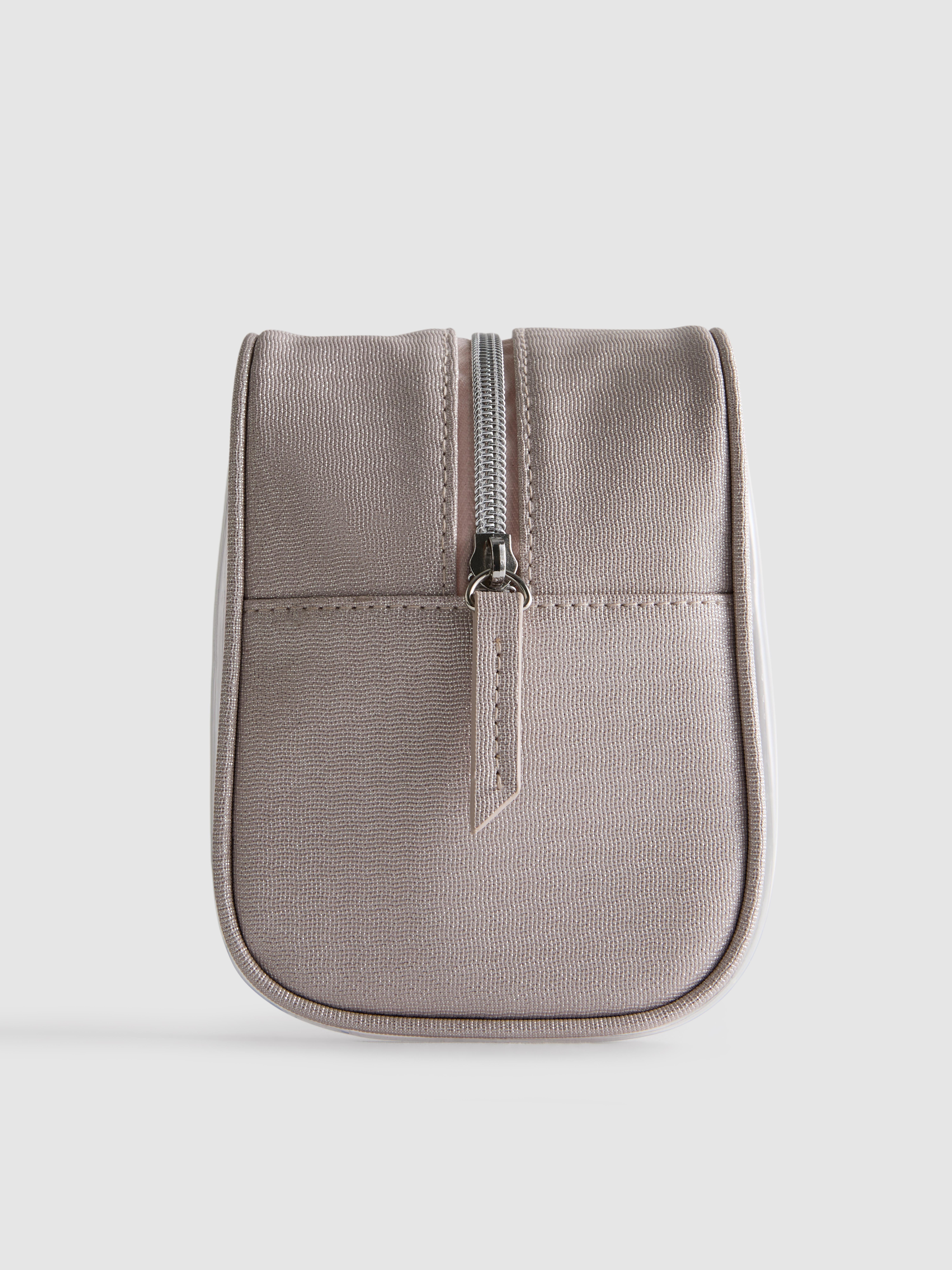 Transparent Initial Wash Bag